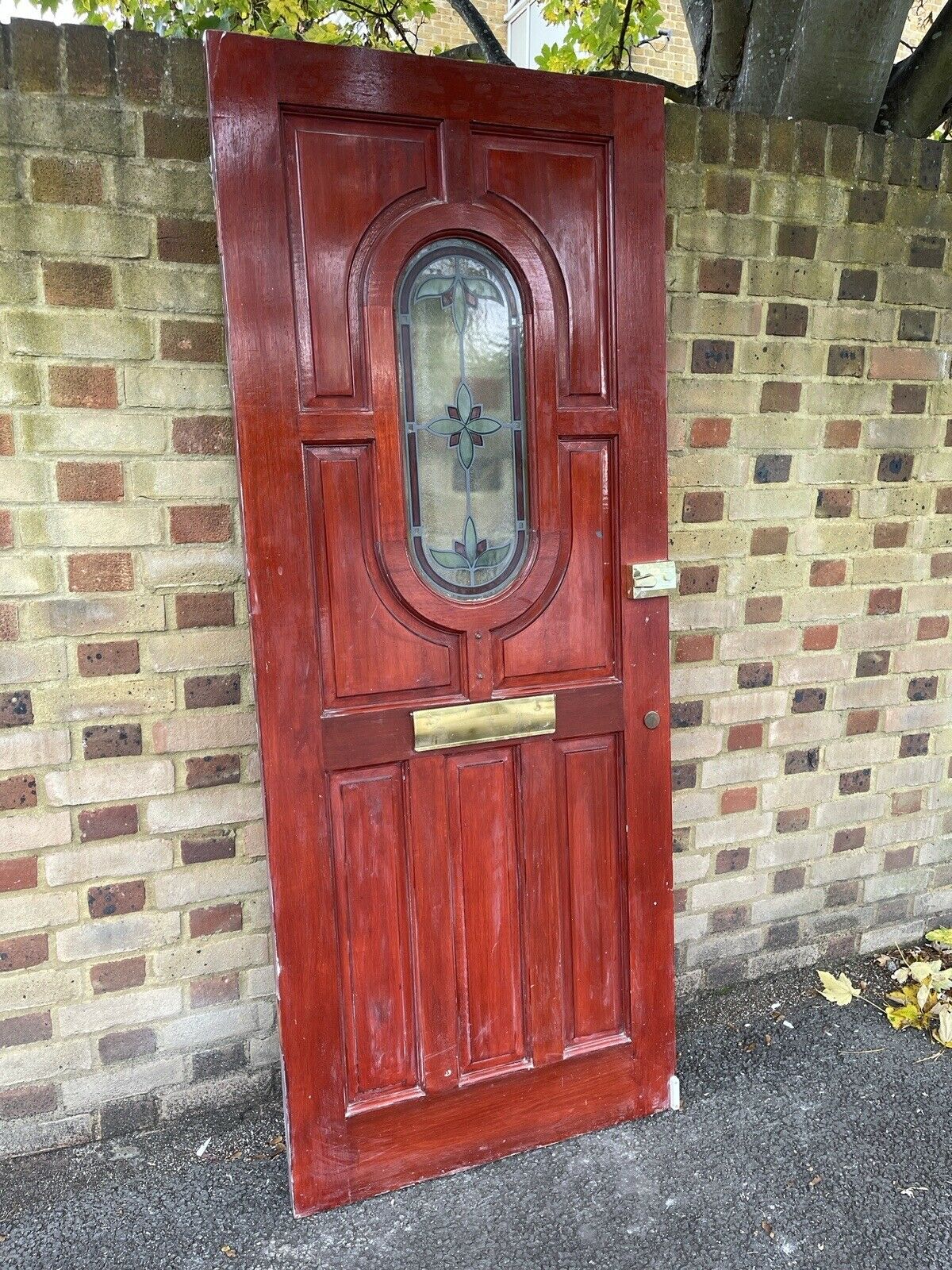 Hardwood Wooden Panel External Front Door 2027 x 820mm