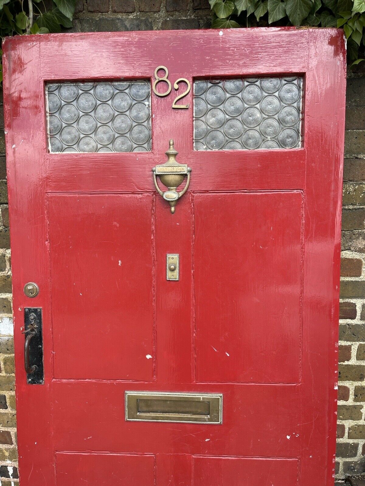 Rare Cottage Reclaimed Old Edwardian Victorian Timber Wooden Front Door