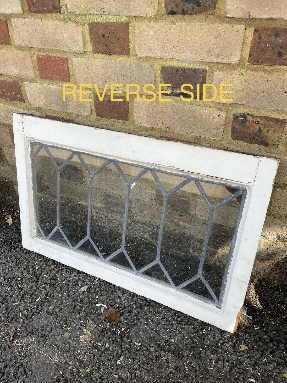 Job Lot Of Four Reclaimed Leaded Light Panel Wooden Windows Beautiful Design
