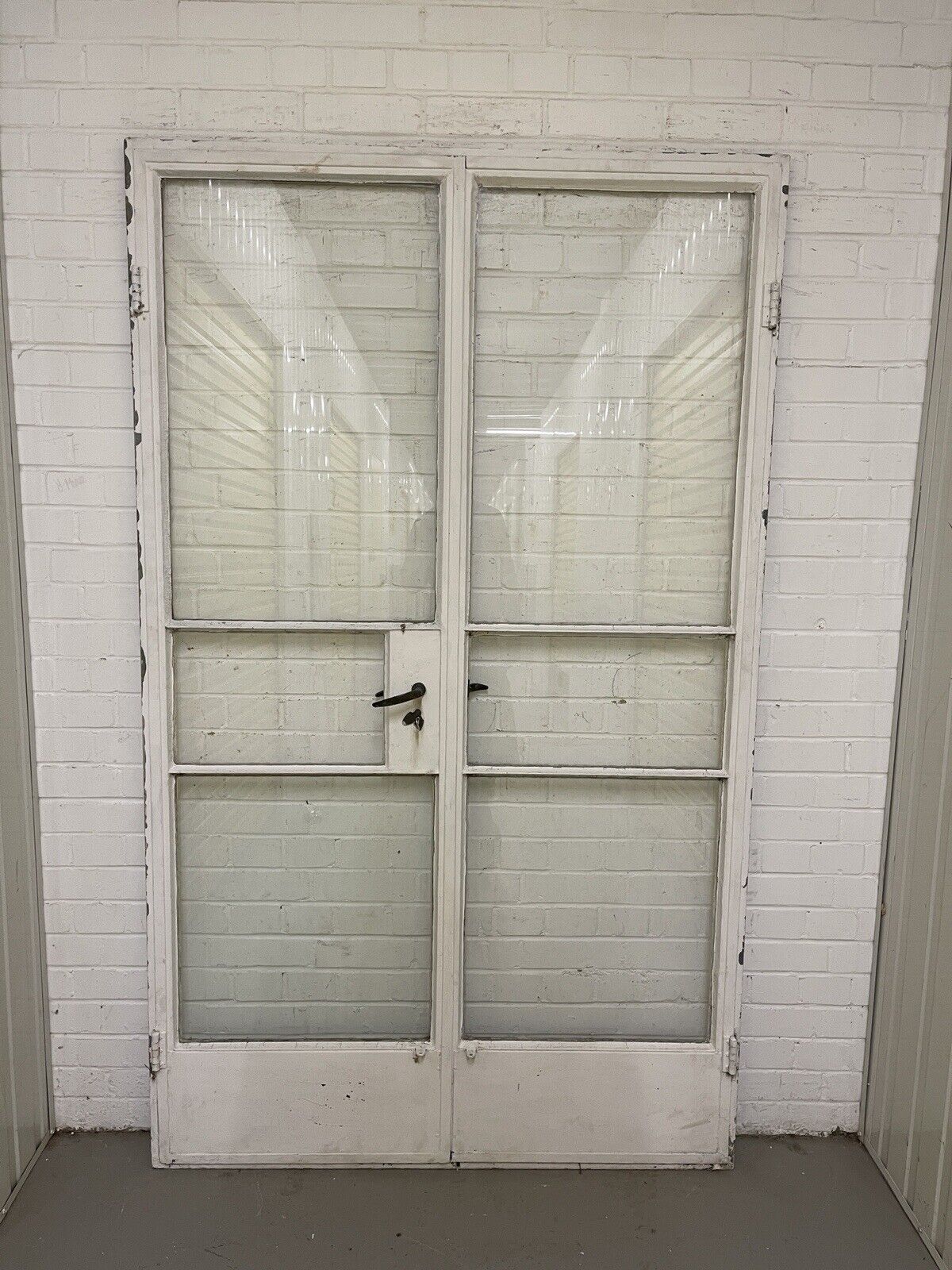 Reclaimed Vintage Industrial Crittall Crital Steel French Doors 1235 x 2055mm