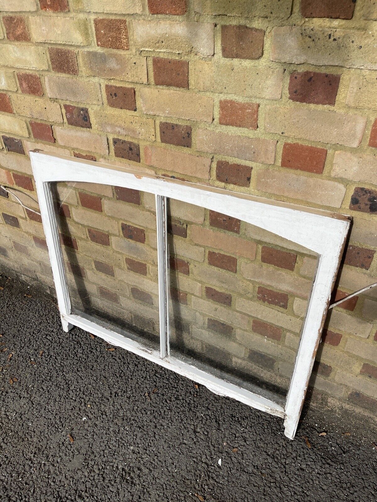 Reclaimed Old Victorian Edwardian Arch Panel Wooden Sash Window 1067 x 830mm