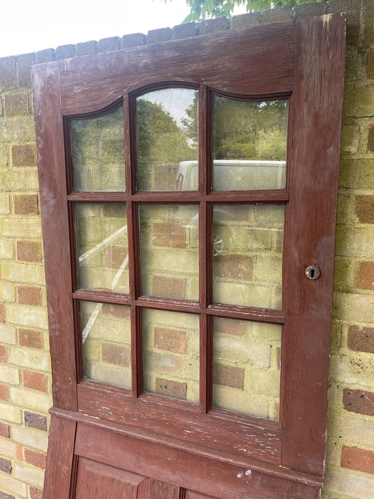Solid Hardwood External Glass panel Stable Door 1980 X 834mm