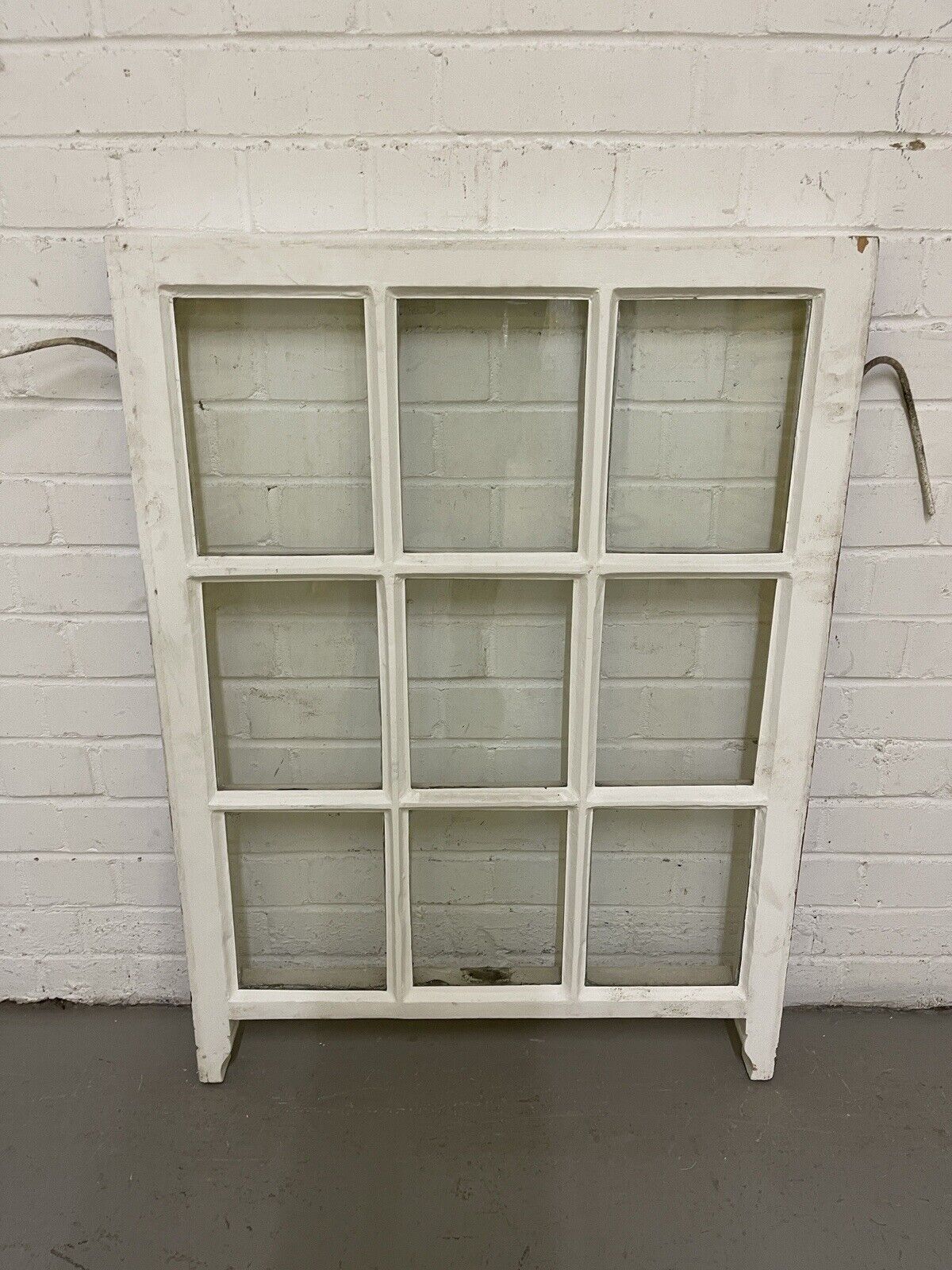 Reclaimed Old Georgian 9 Panel Wooden Window 680 x 925mm