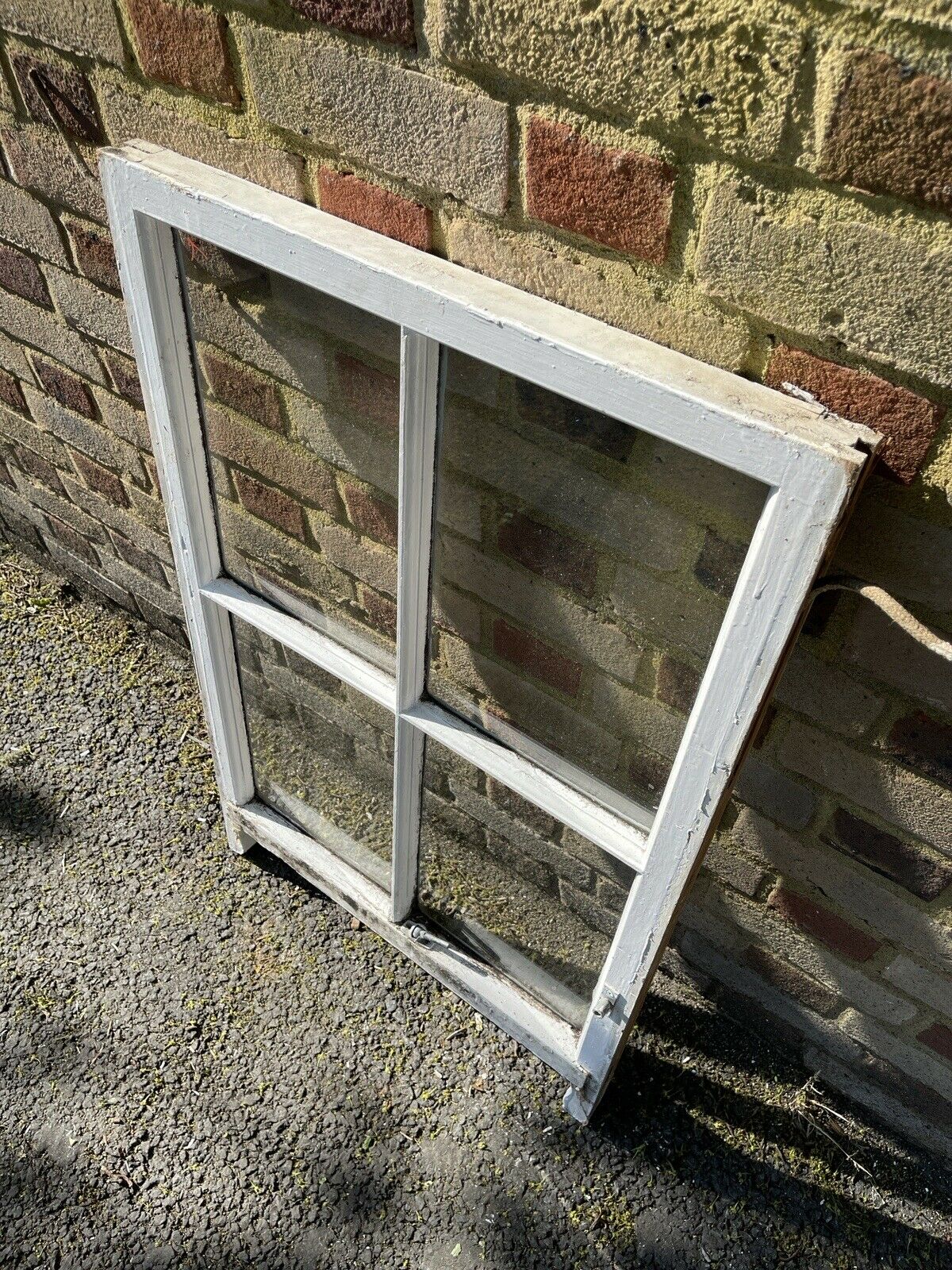 Reclaimed Old Georgian 4 Panel Wooden Window
