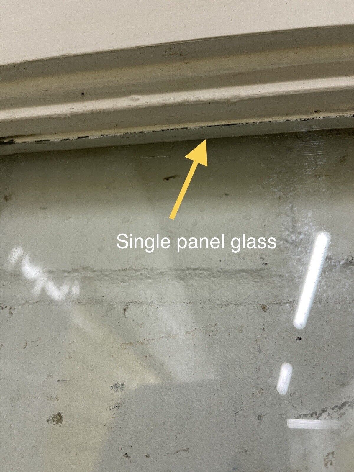 Reclaimed Georgian French Single Panel Glass Wooden Double Doors 1980 x 1170mm