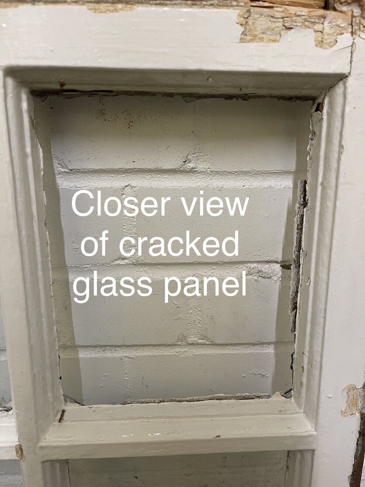 Reclaimed Old Georgian 4 Panel Wooden Window 490 x 585mm