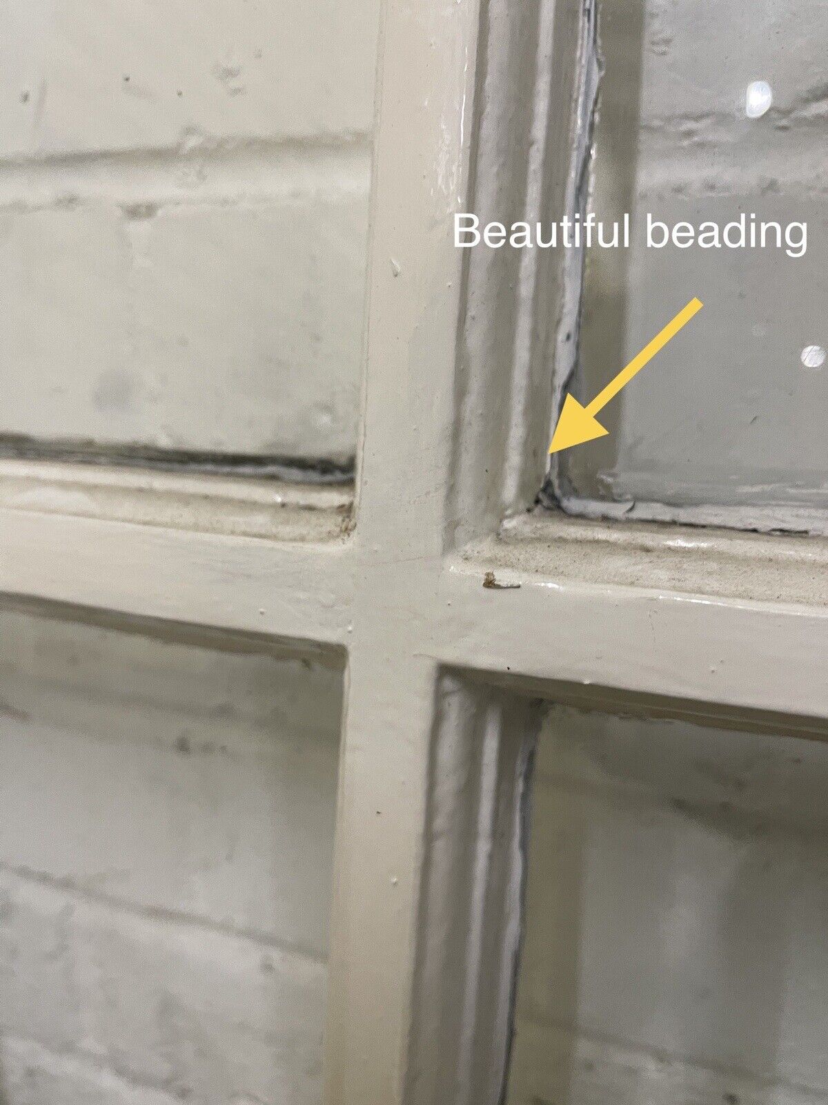 Reclaimed Old Georgian 4 Panel Wooden Window 515 x 635mm