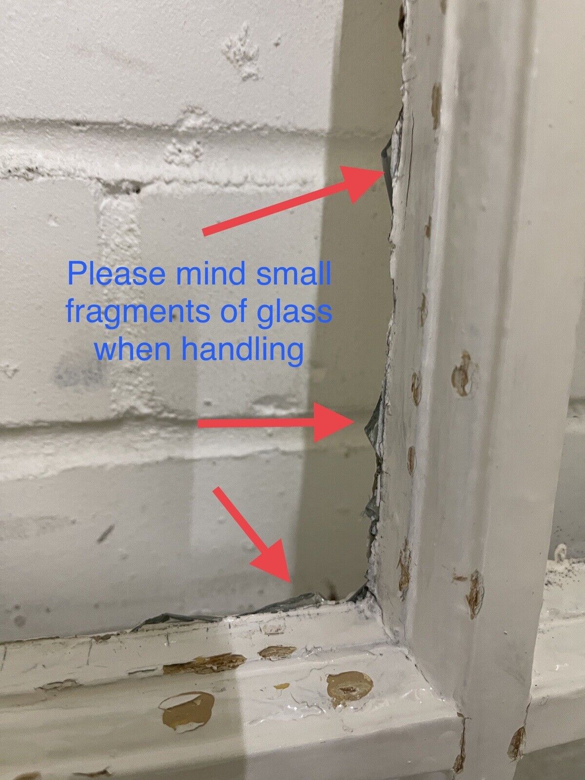 Reclaimed Old Georgian 4 Panel Wooden Window 500 x 585mm