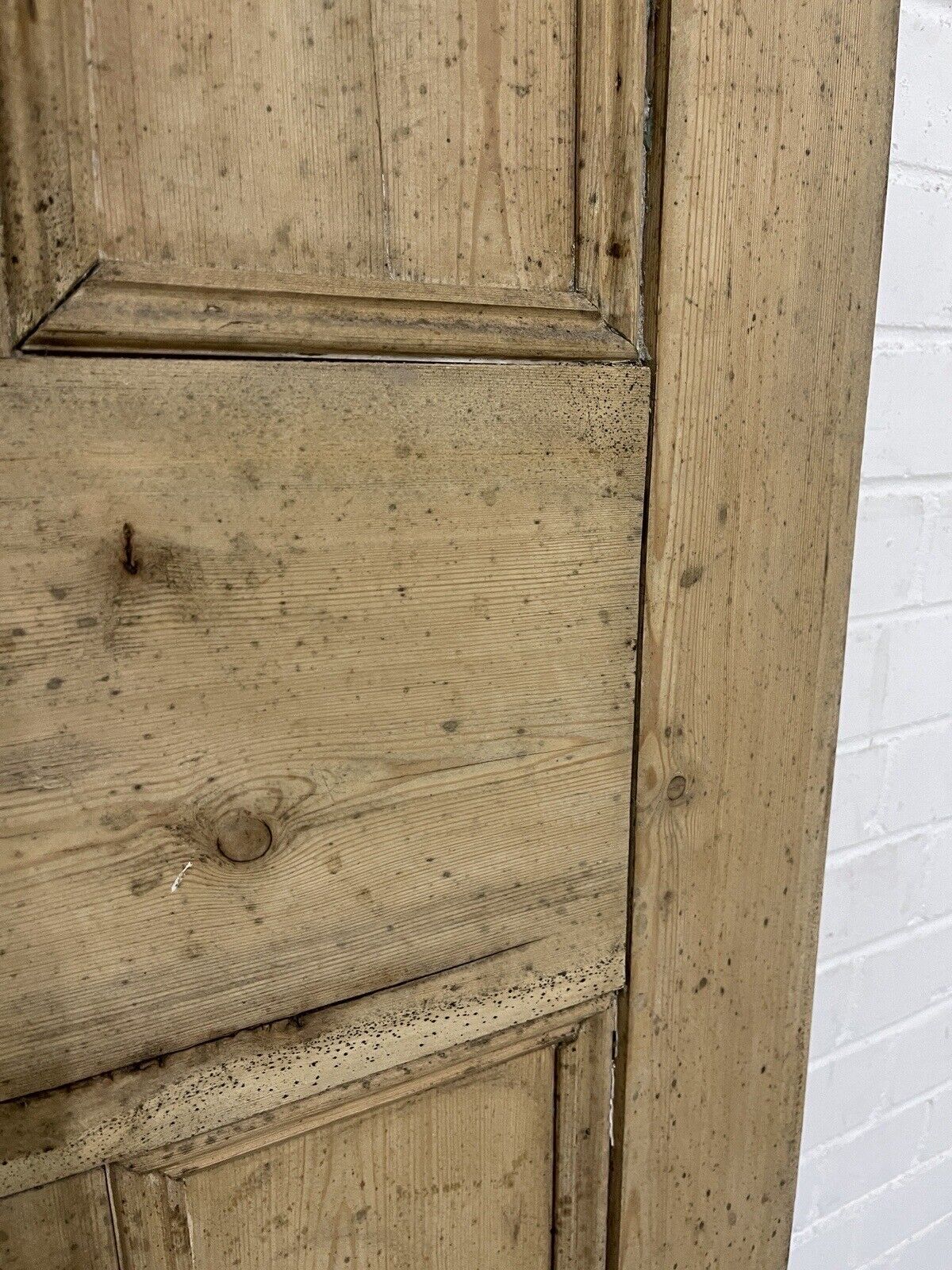 Distressed Reclaimed Victorian Pine Internal 4 panel Door 1910 x 695mm Or 690mm