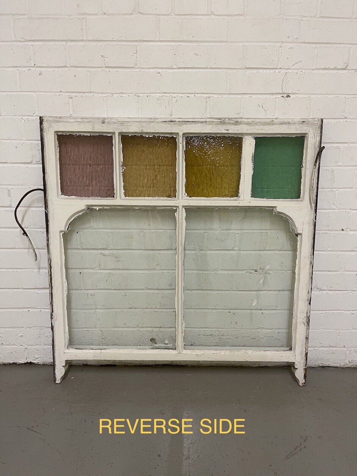 Reclaimed Old Georgian Edwardian Panel Wooden Sash Window 915 x 930mm