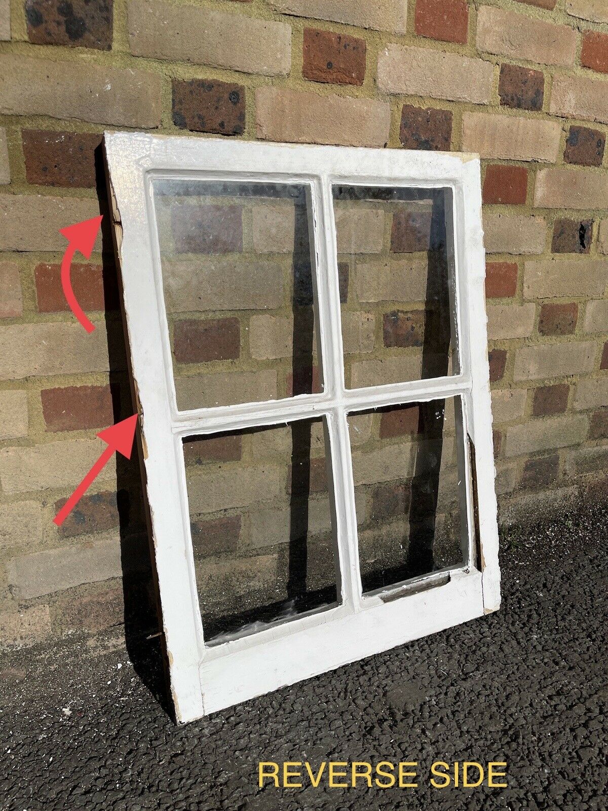 Modern Georgian 4 Panel Wooden Window 563 x 743mm