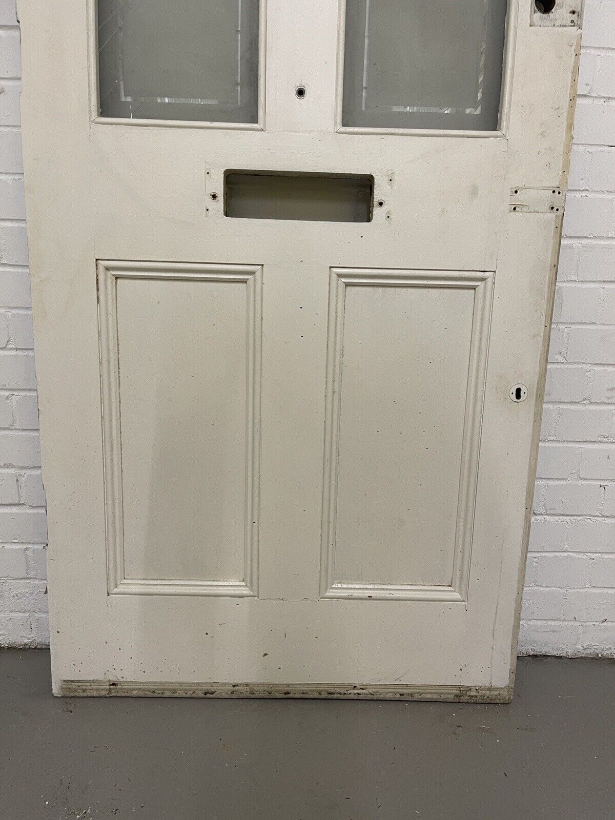 Reclaimed Victorian Wooden Panel External Front Door 2060 x 860mm