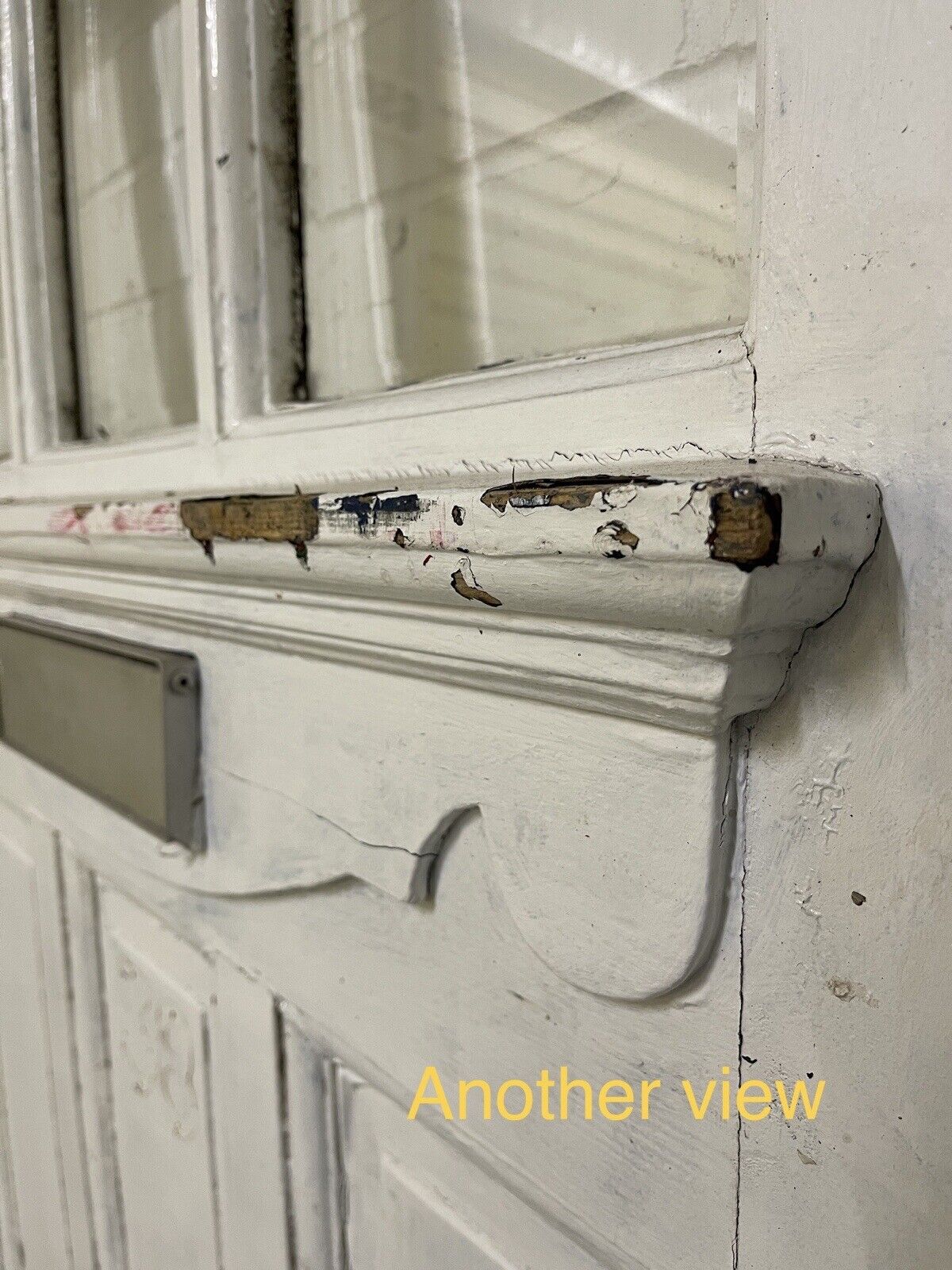 Reclaimed Edwardian Wooden Panel External Front Door 2130 or 2135 x 910mm
