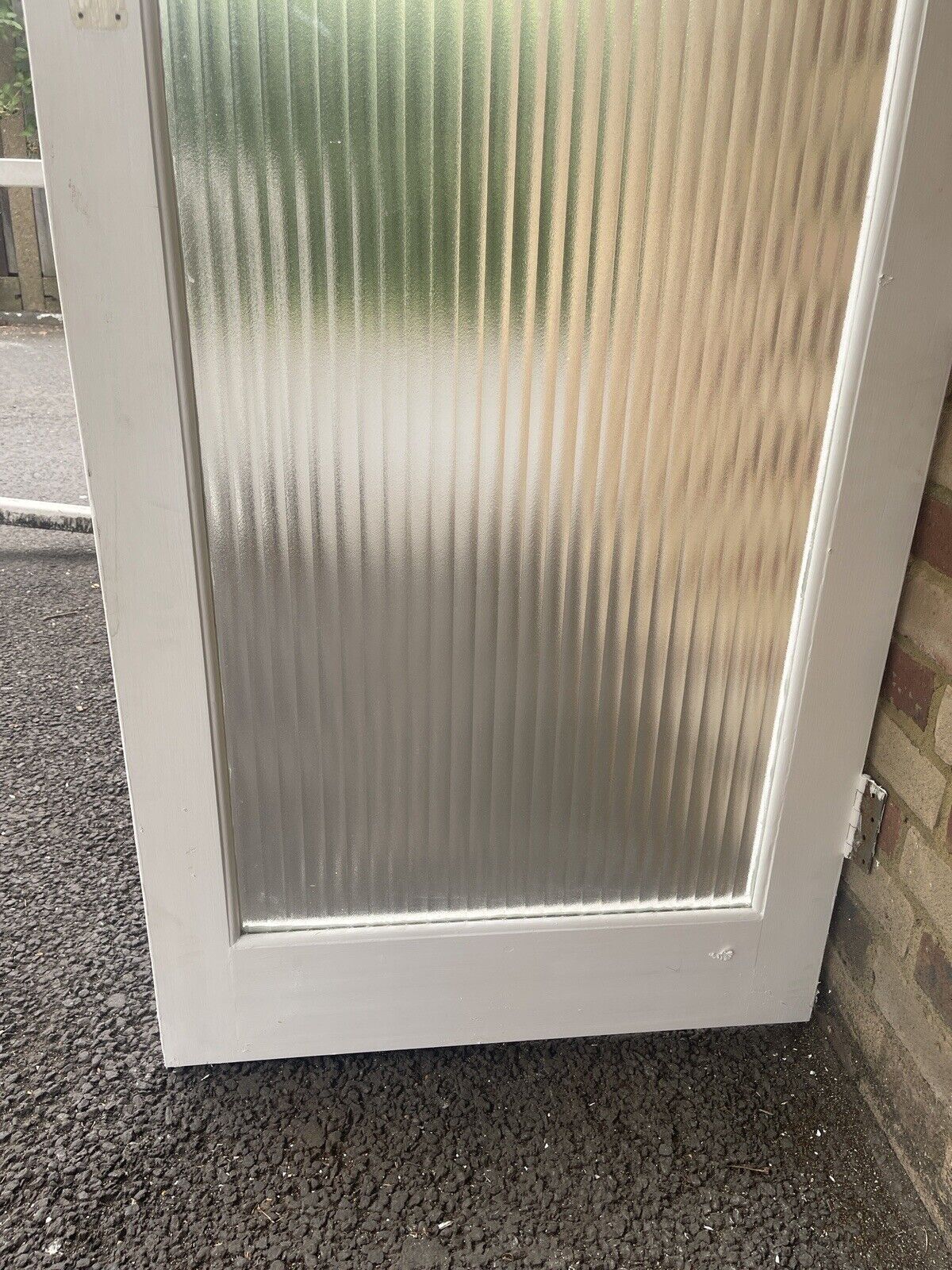 Reclaimed Reeded Glass Internal Or External Door 1960 x 760mm