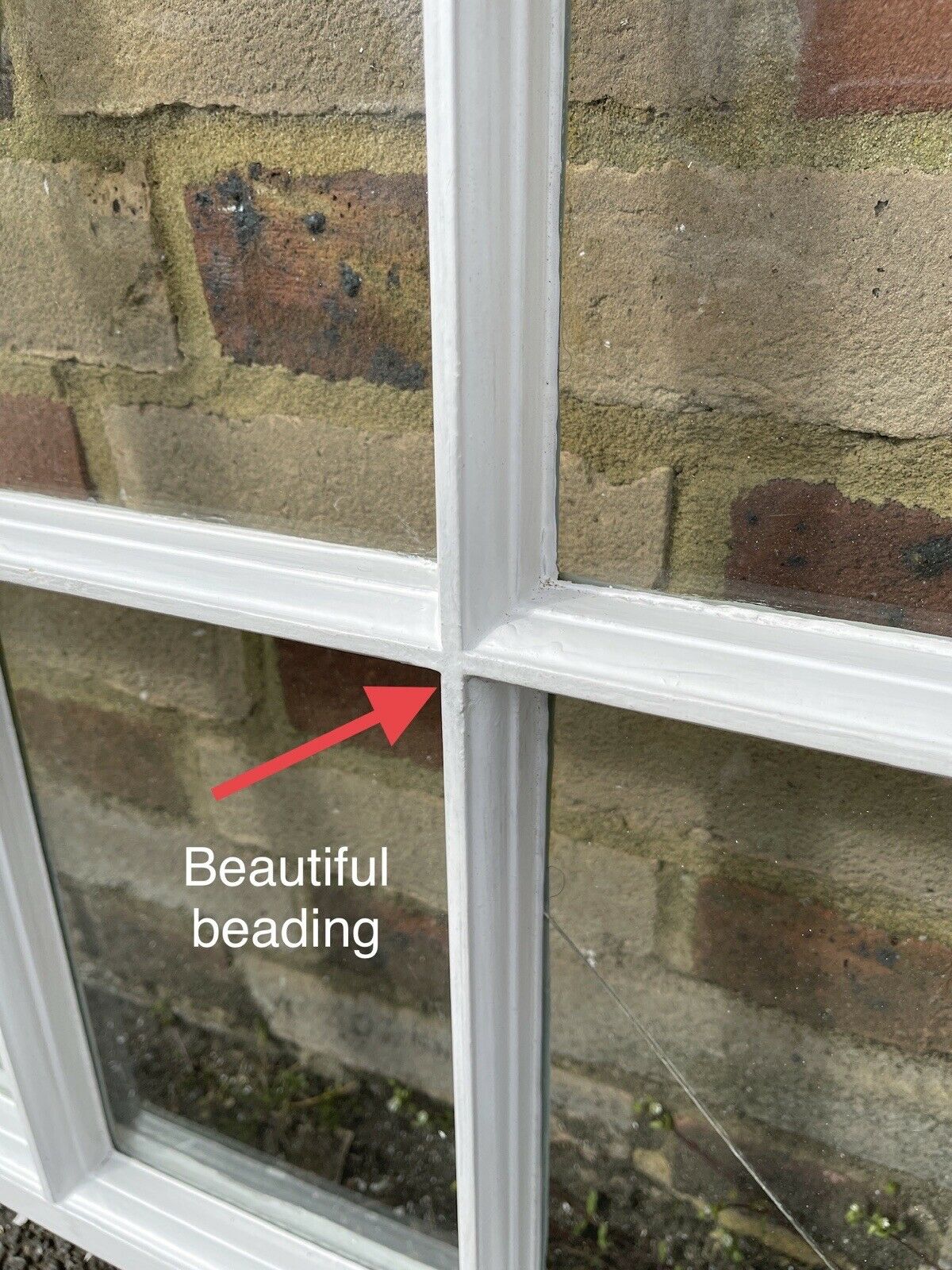 Reclaimed Old Georgian 8 Panel Wooden Sash Window
