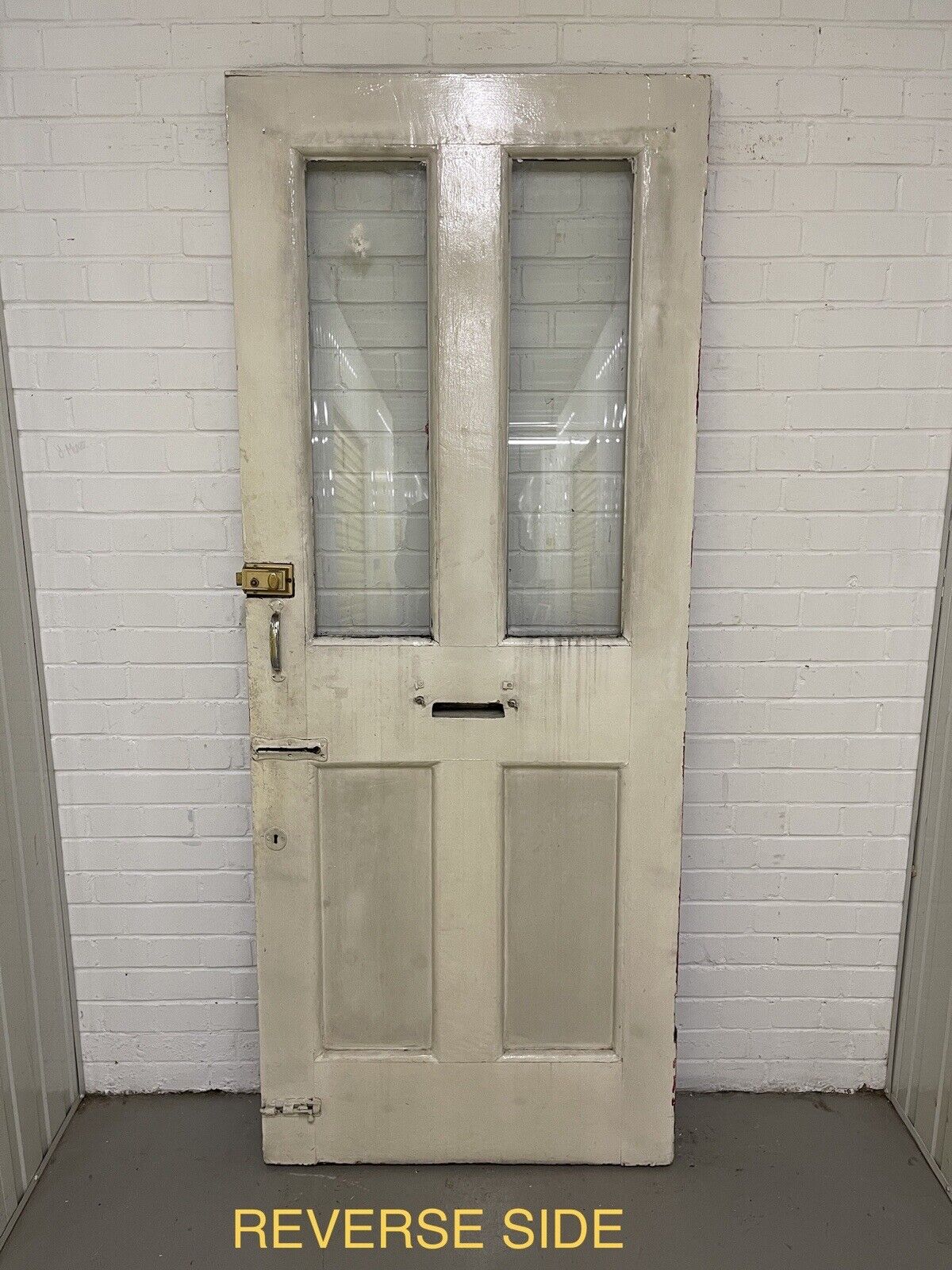 Reclaimed Victorian Wooden Panel External Front Door 2060 x 835mm