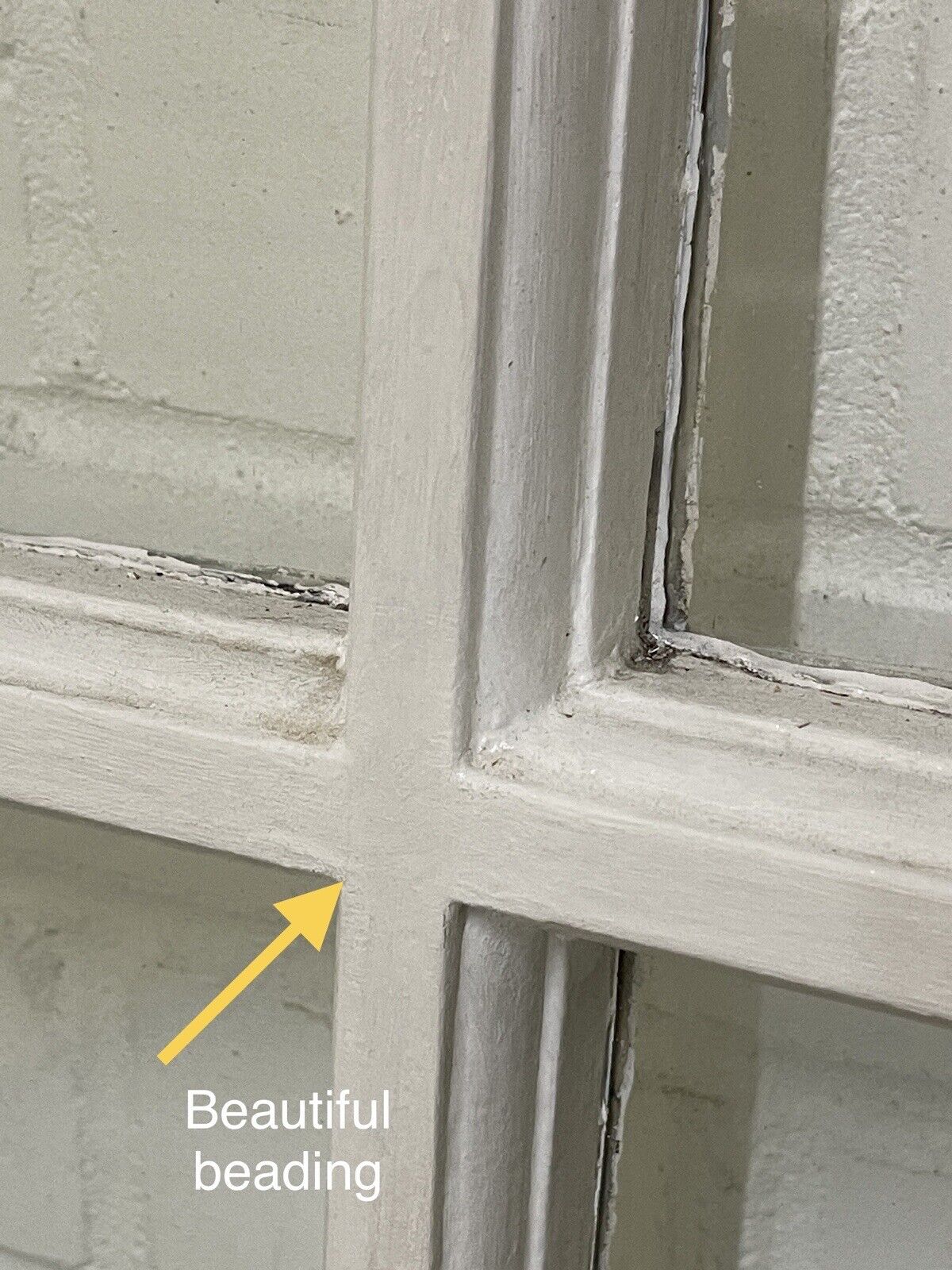 Reclaimed Old Georgian 15 Panel Wooden Window 965 x 905mm