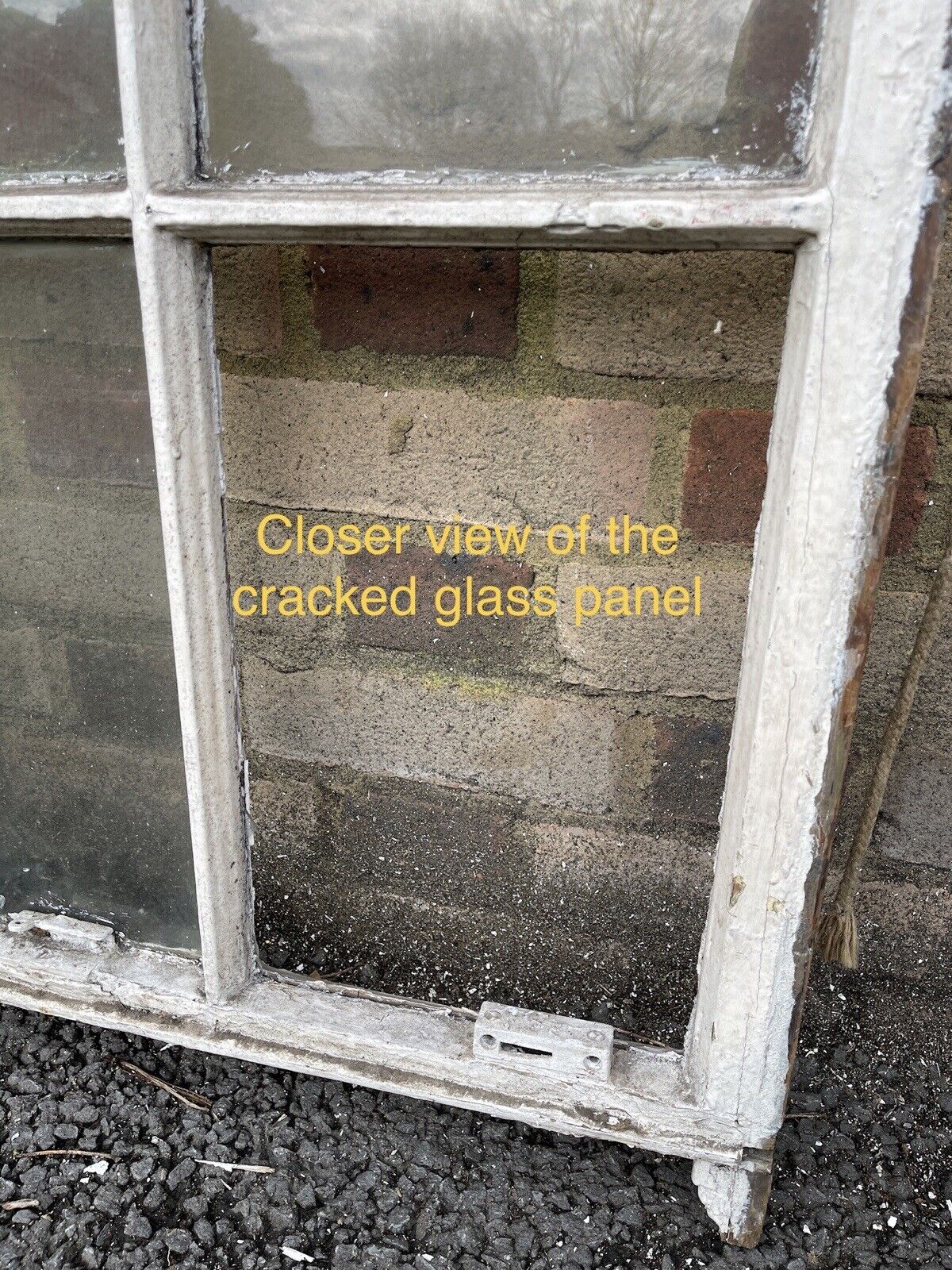 Reclaimed Old Georgian 6 Panel Wooden Window 795 x 855mm