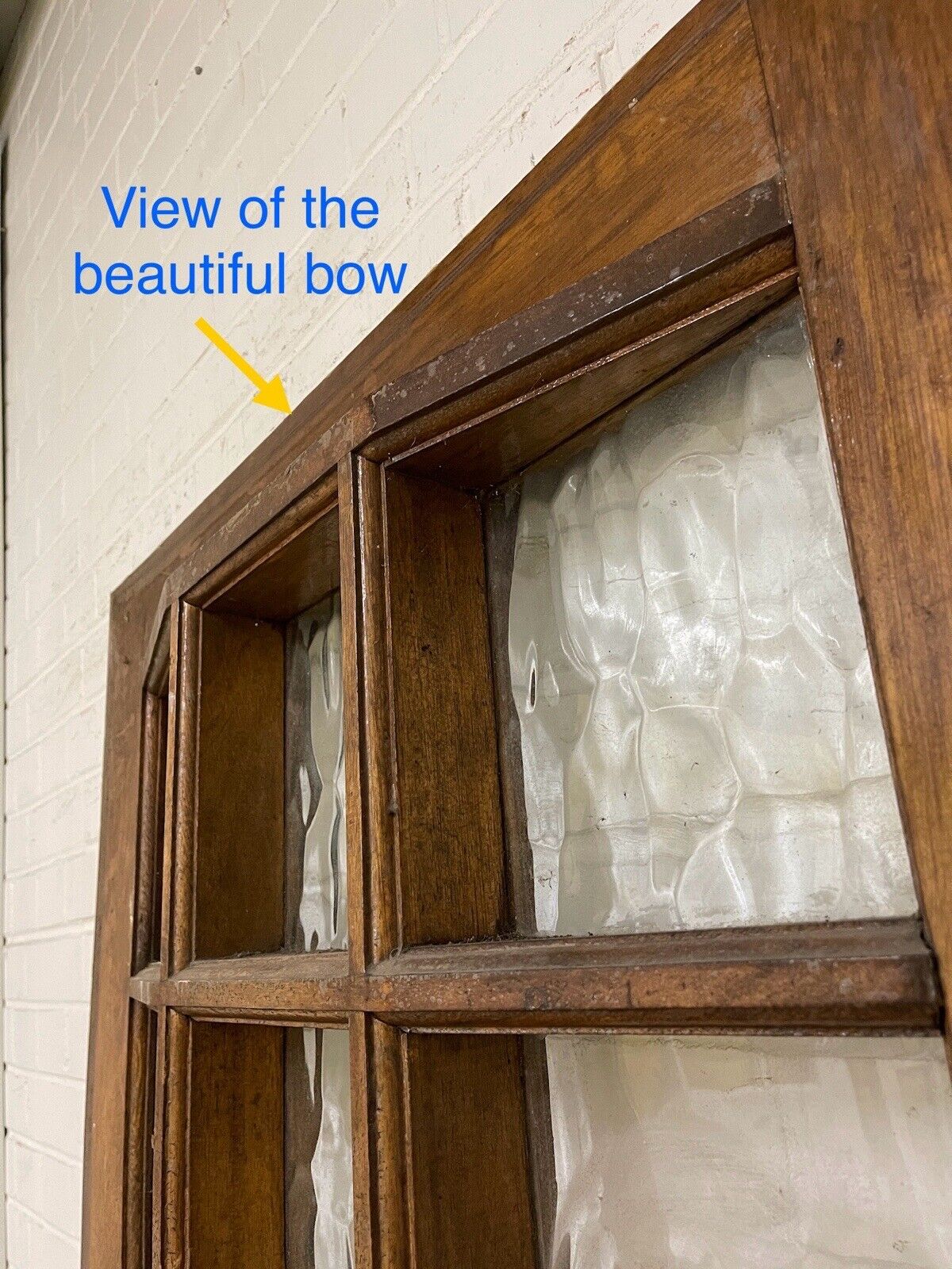 Reclaimed Bow Wooden Panel Front Door 1980 x 833mm