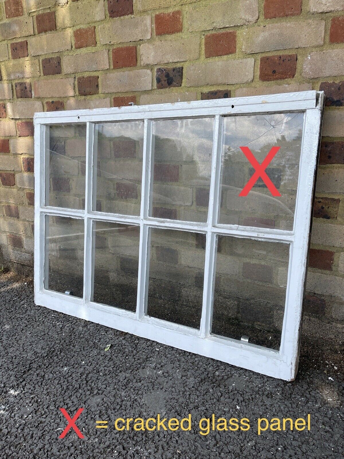 Modern Georgian 8 Panel Wooden Window 1080 x 790mm