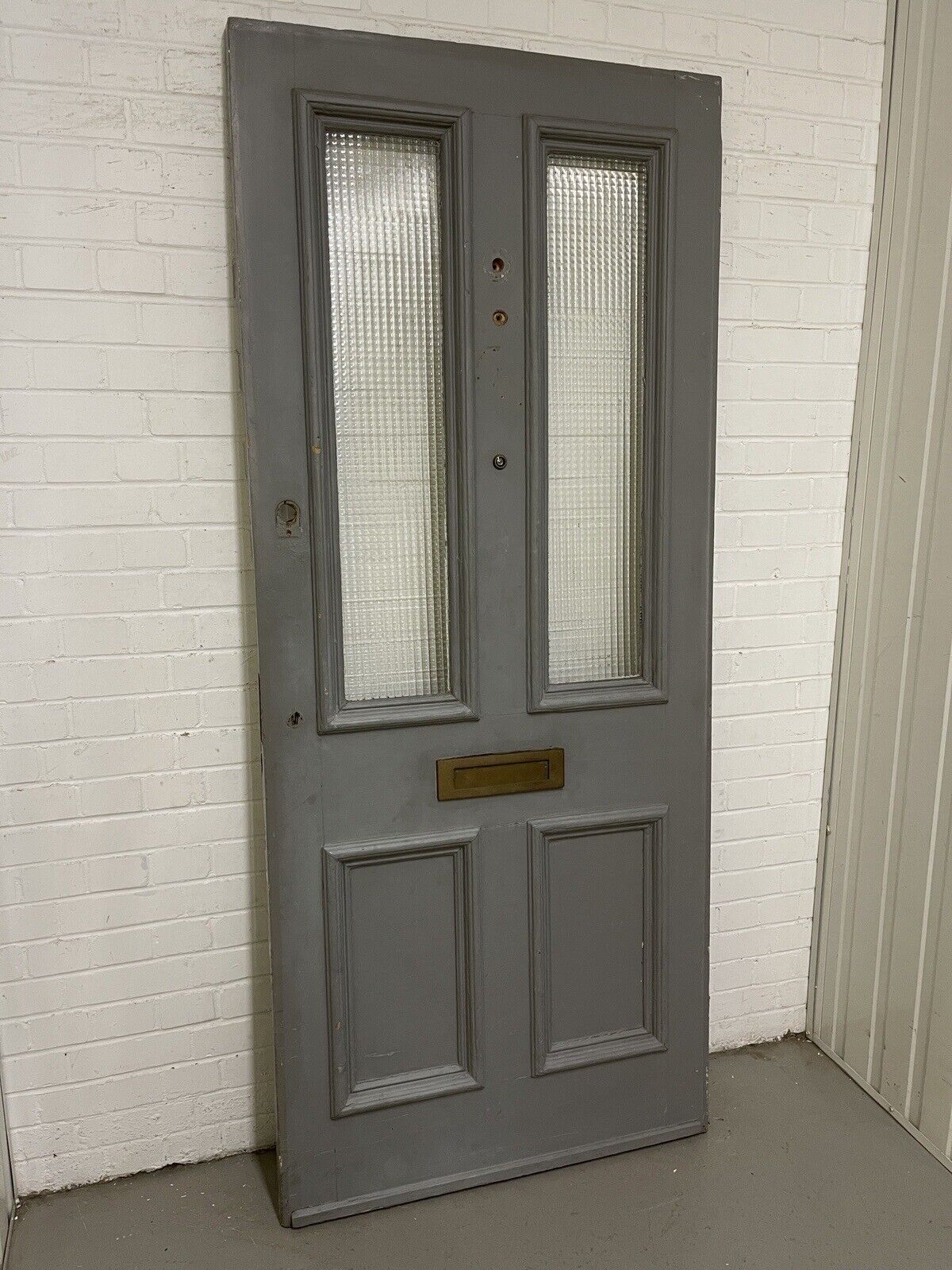 Reclaimed Old Victorian Edwardian Wooden Panel Front Door 2120 x 903mm