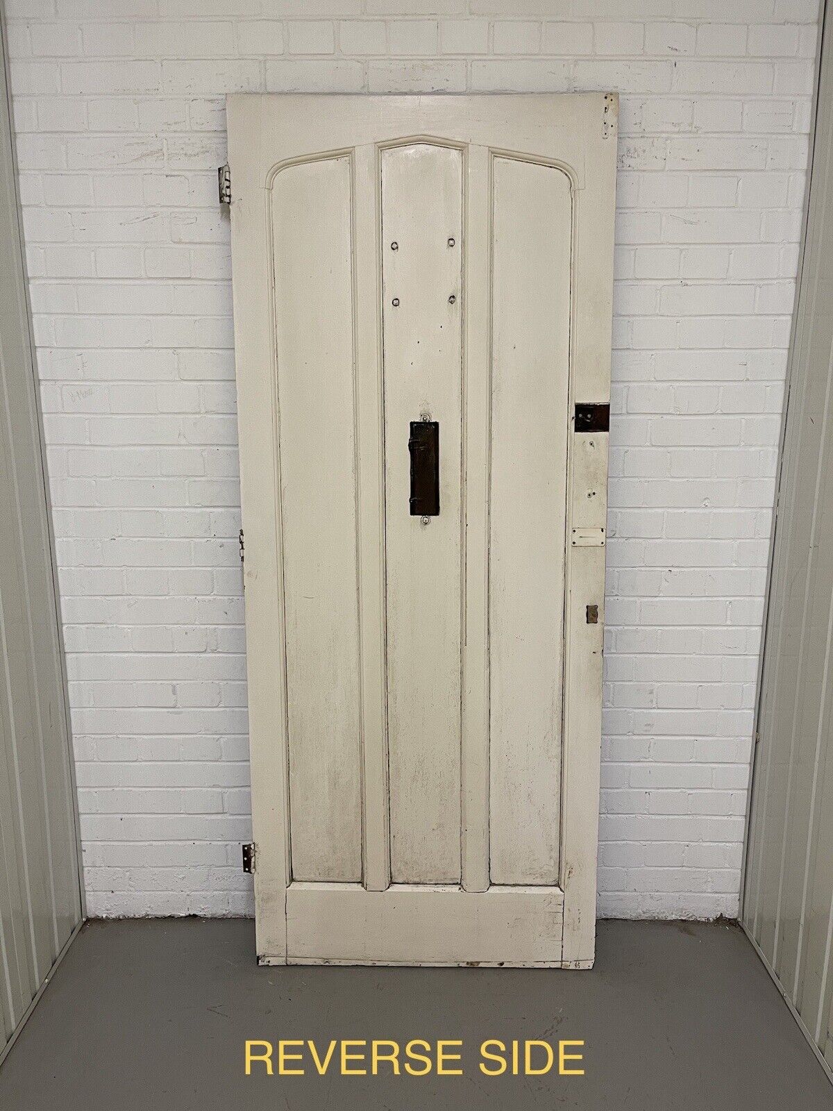 Reclaimed Victorian Edwardian Wooden Panel External Front Door 2073 x 860mm