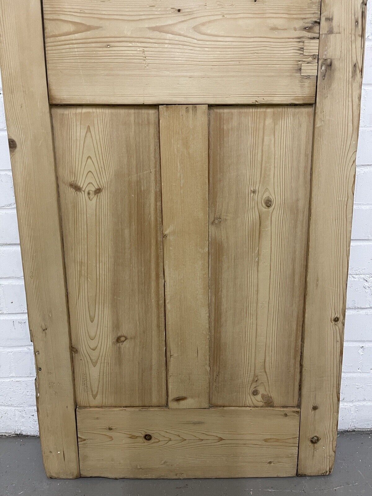 Original Vintage Reclaimed Victorian Pine Internal 4 panel Door 1905 1900 x 603