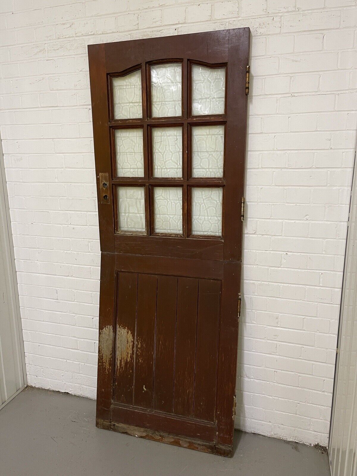Solid Hardwood External Glass panel Stable Door 1955 X 748mm