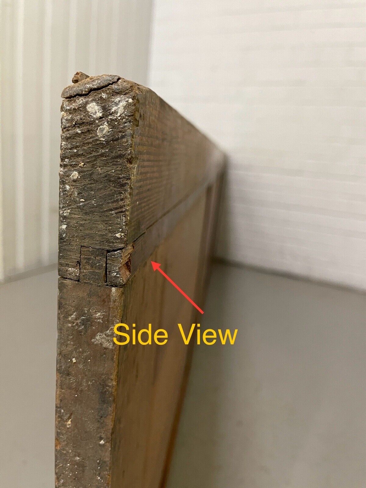 Reclaimed Arts And Crafts Victorian Alcove Cupboard Door 1805mm X 537 Or 530mm