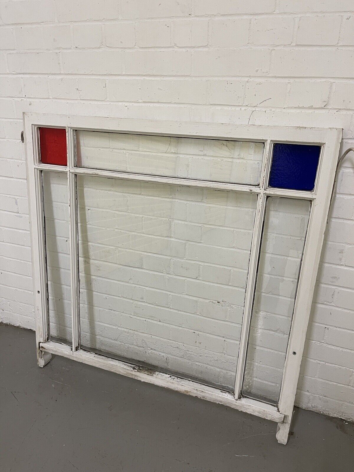Reclaimed Old Edwardian 6 Panel Wooden Panel Sash Window 1040 x 1040mm