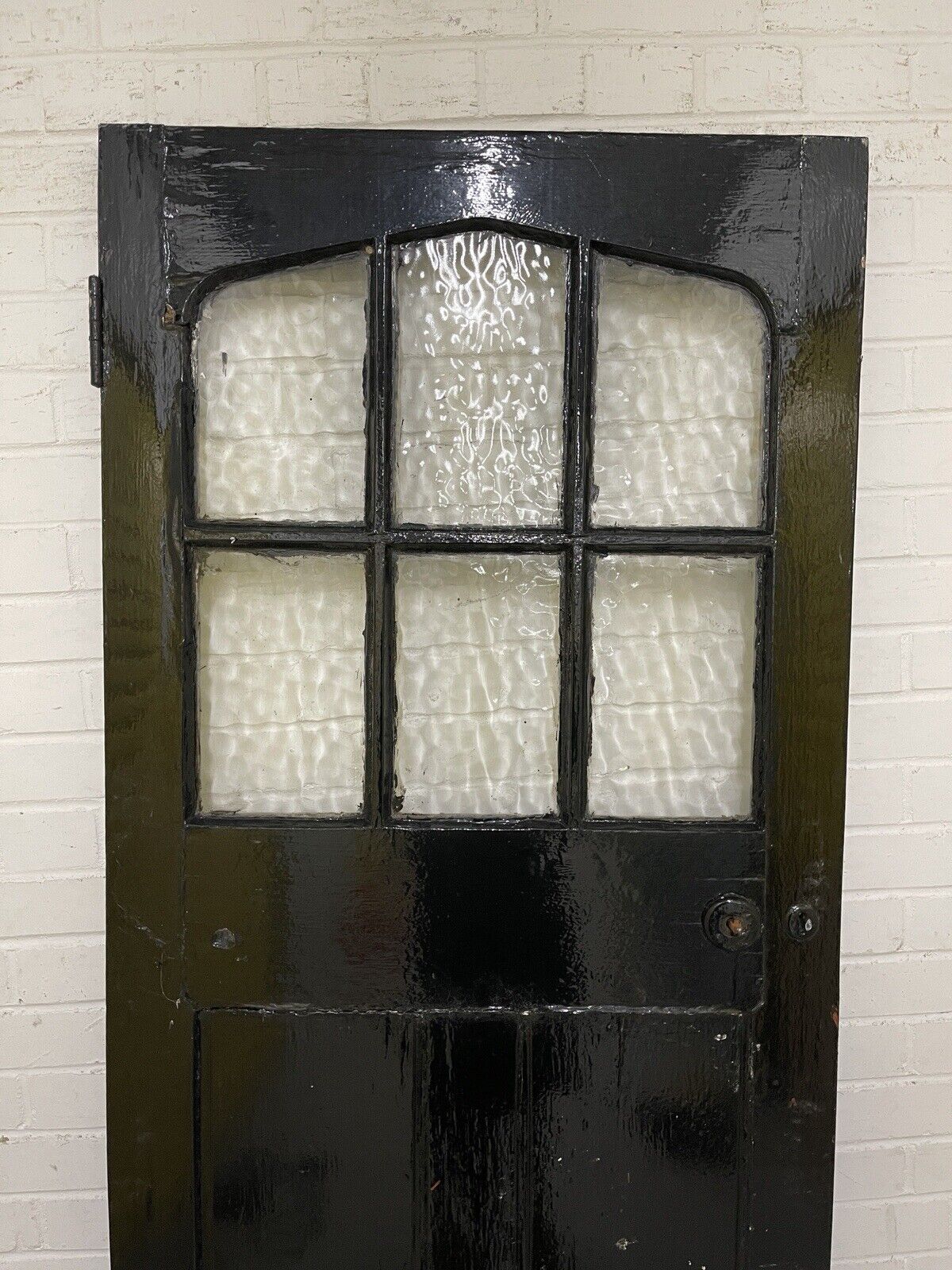 Reclaimed Edwardian Arch Wooden Panel Front Door 1940 0r 1965 x 755mm