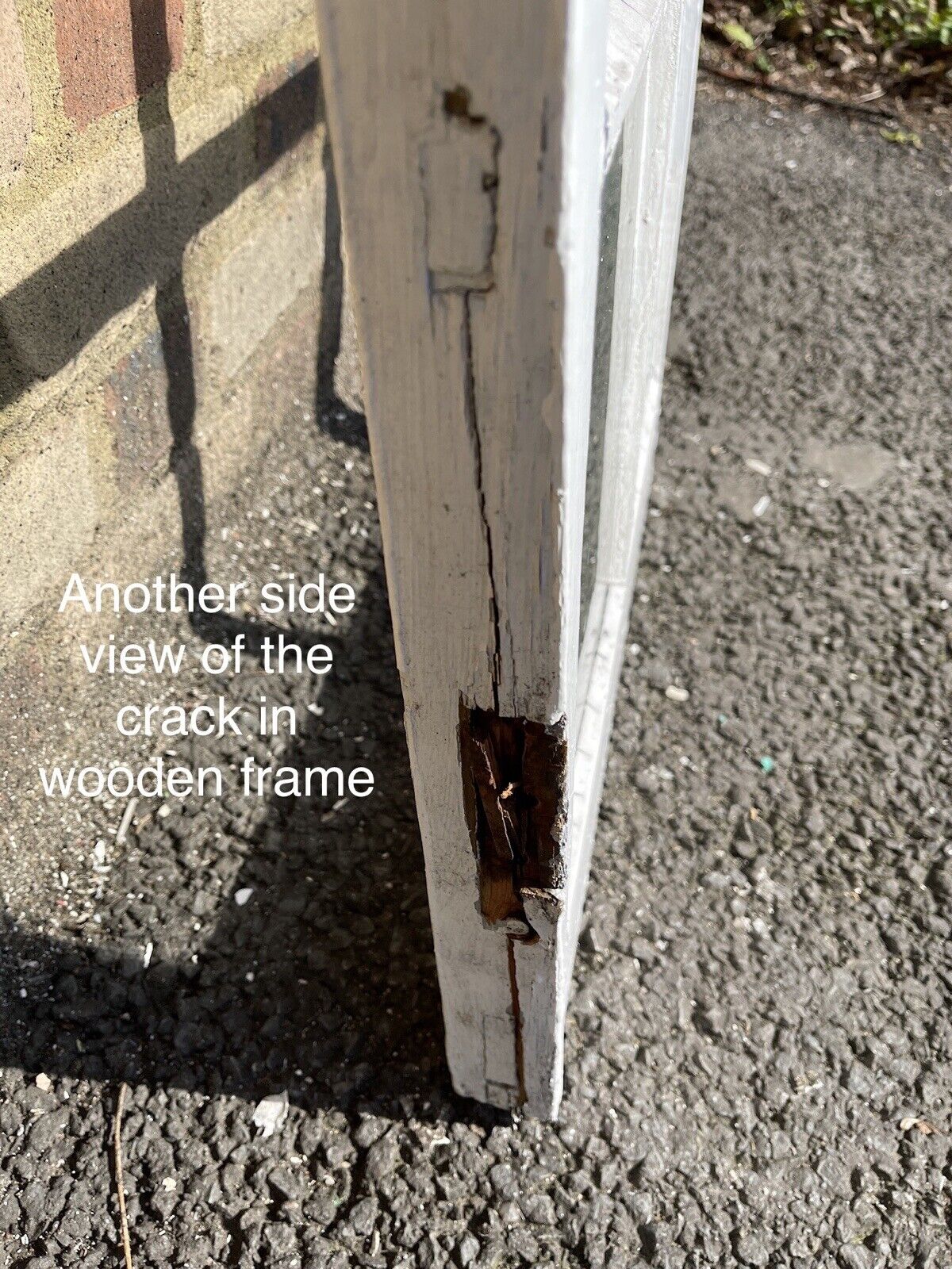 Reclaimed Old Georgian 8 Panel Wooden Window 1305 x 525mm