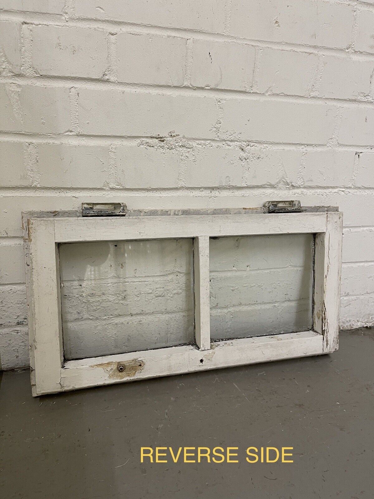 Pair Of Modern Georgian 2 Panel Wooden Windows 565 x 295mm 559 x 290mm