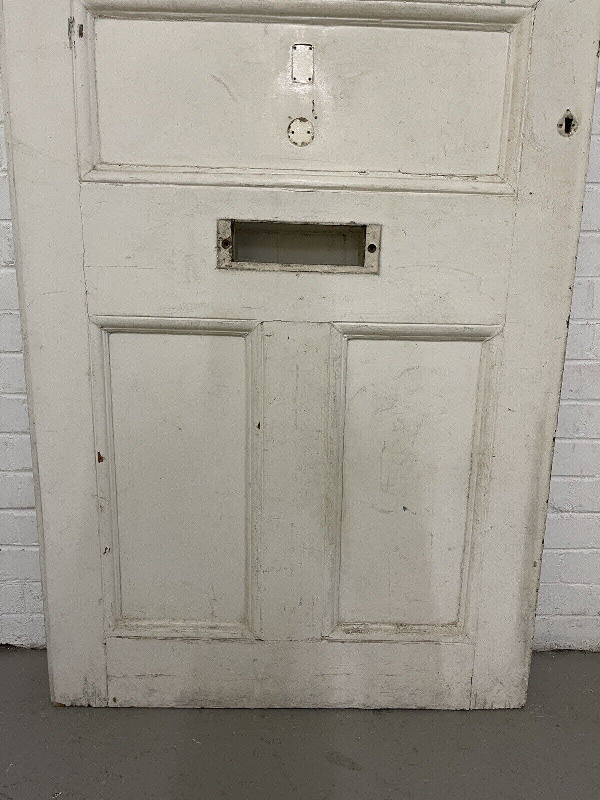 Reclaimed Leaded Light Victorian Edwardian Wooden Front Door 1980 1985 x 874mm