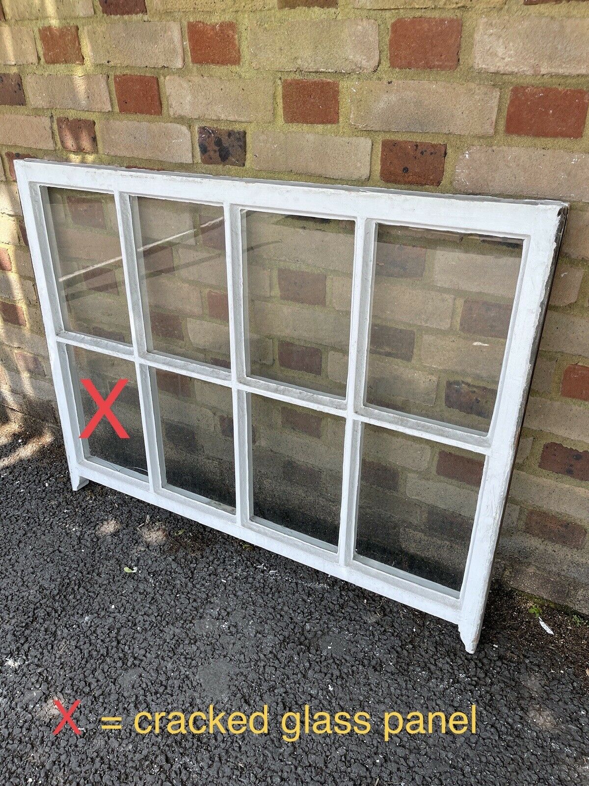 Modern Georgian 8 Panel Wooden Window 1080 x 830mm