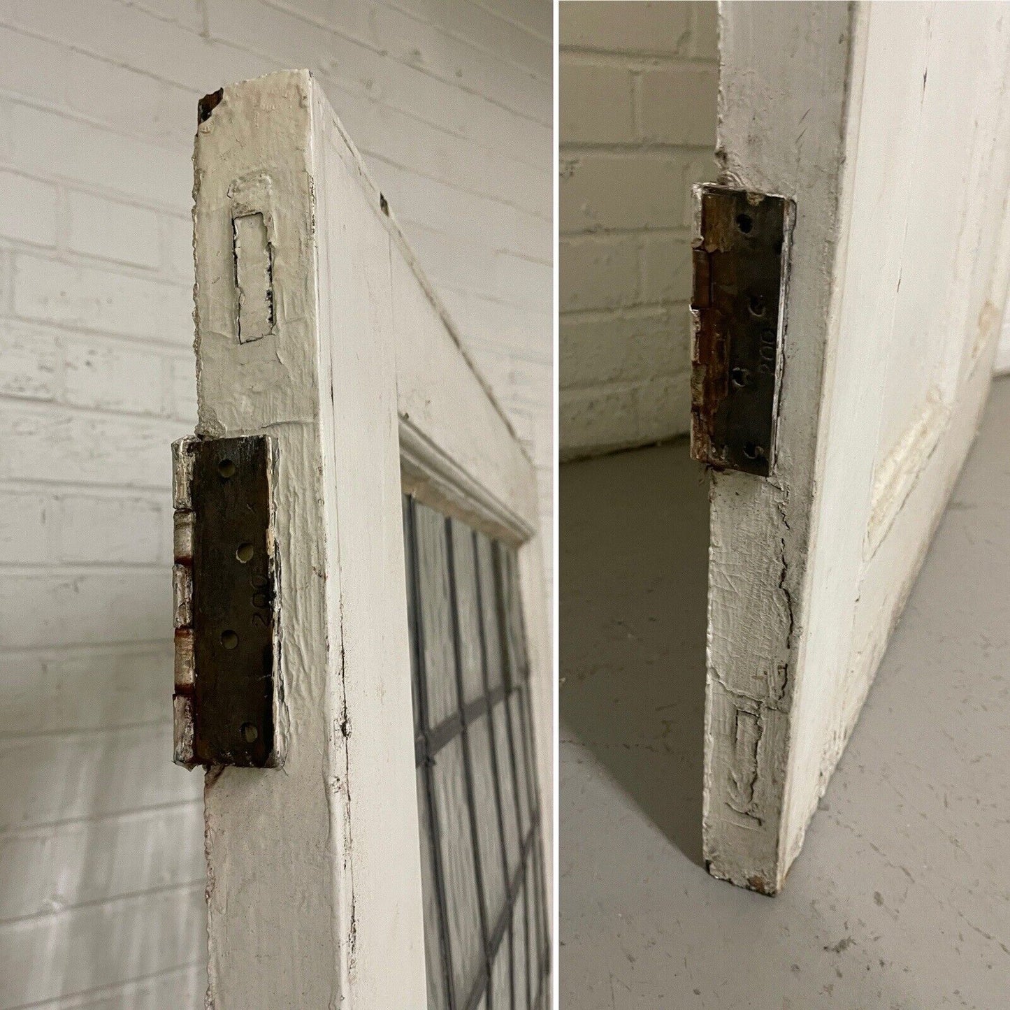 Reclaimed Leaded Light Victorian Edwardian Wooden Front Door 1980 1985 x 874mm