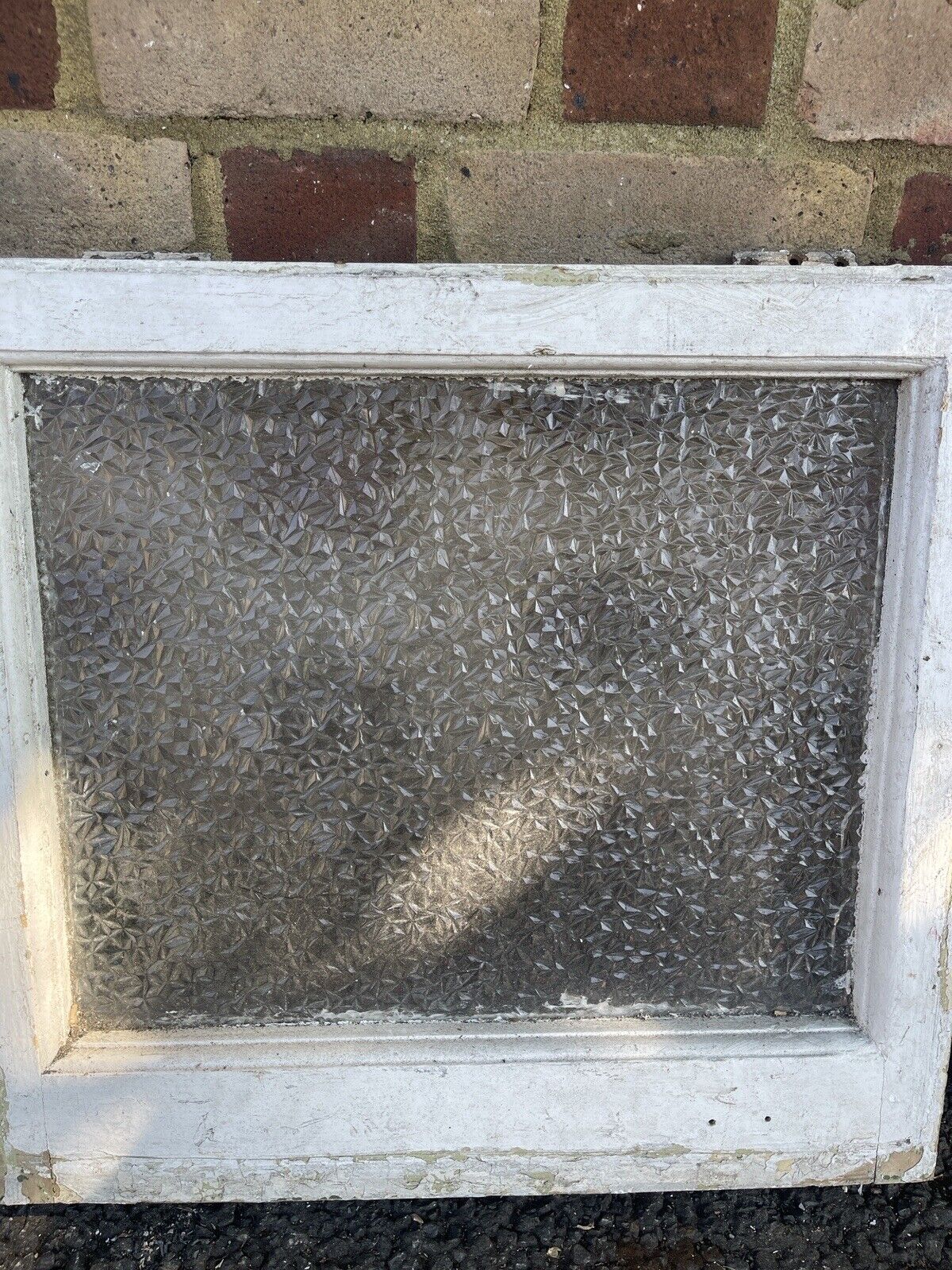 Reclaimed Old  Wooden Panel  Windows Glistre and Hammered Glass Art Design