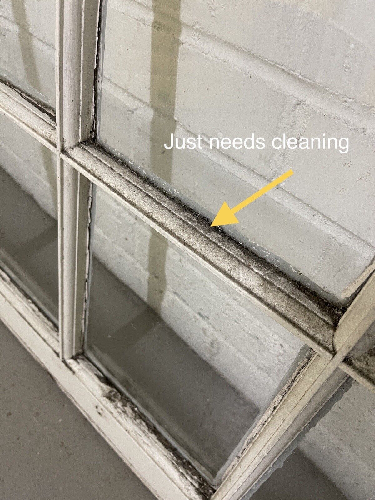 Reclaimed Old Georgian 8 Panel Wooden Window 968 x 610mm