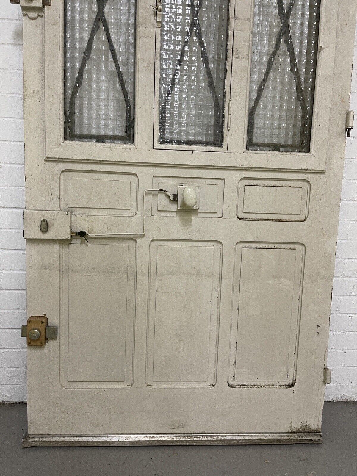 Reclaimed Arts and Crafts Victorian  Wooden Front Door 2165 x 1023mm