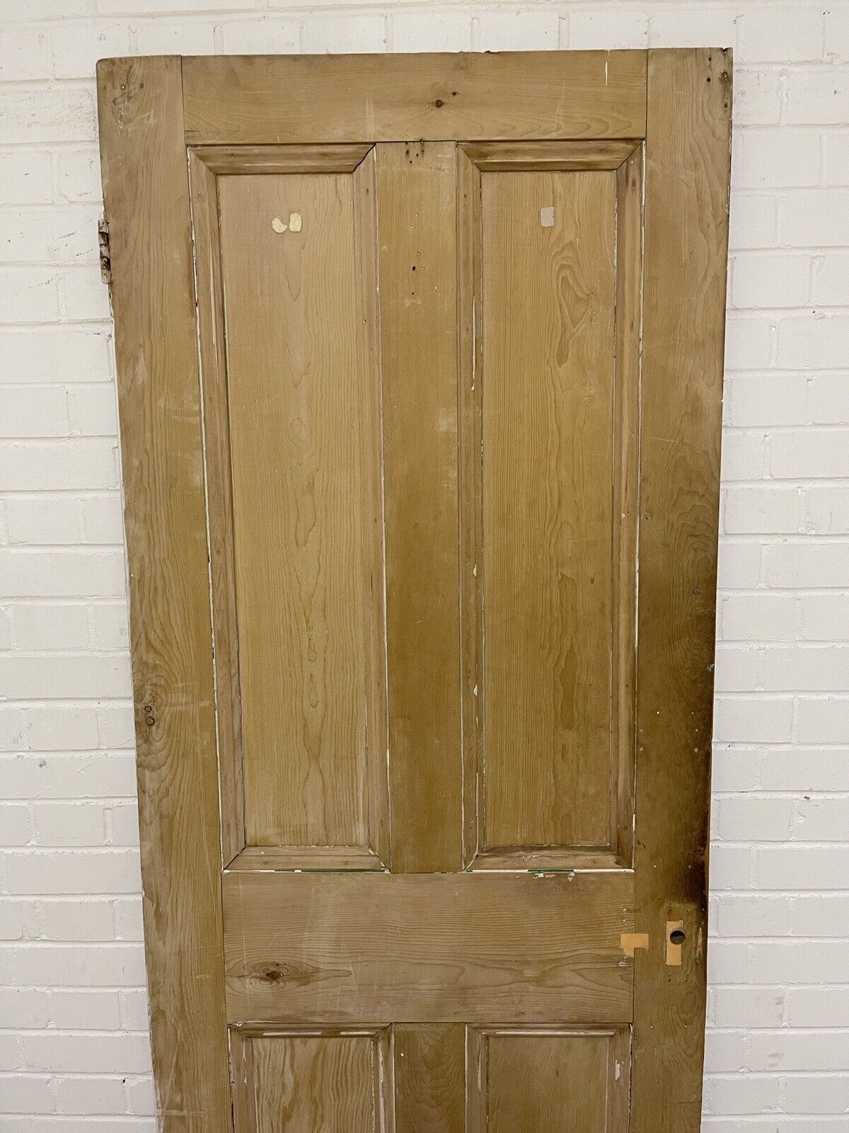 Vintage Reclaimed Victorian Pine Internal 4 panel Door 2005 2015 x 810 x 48mm