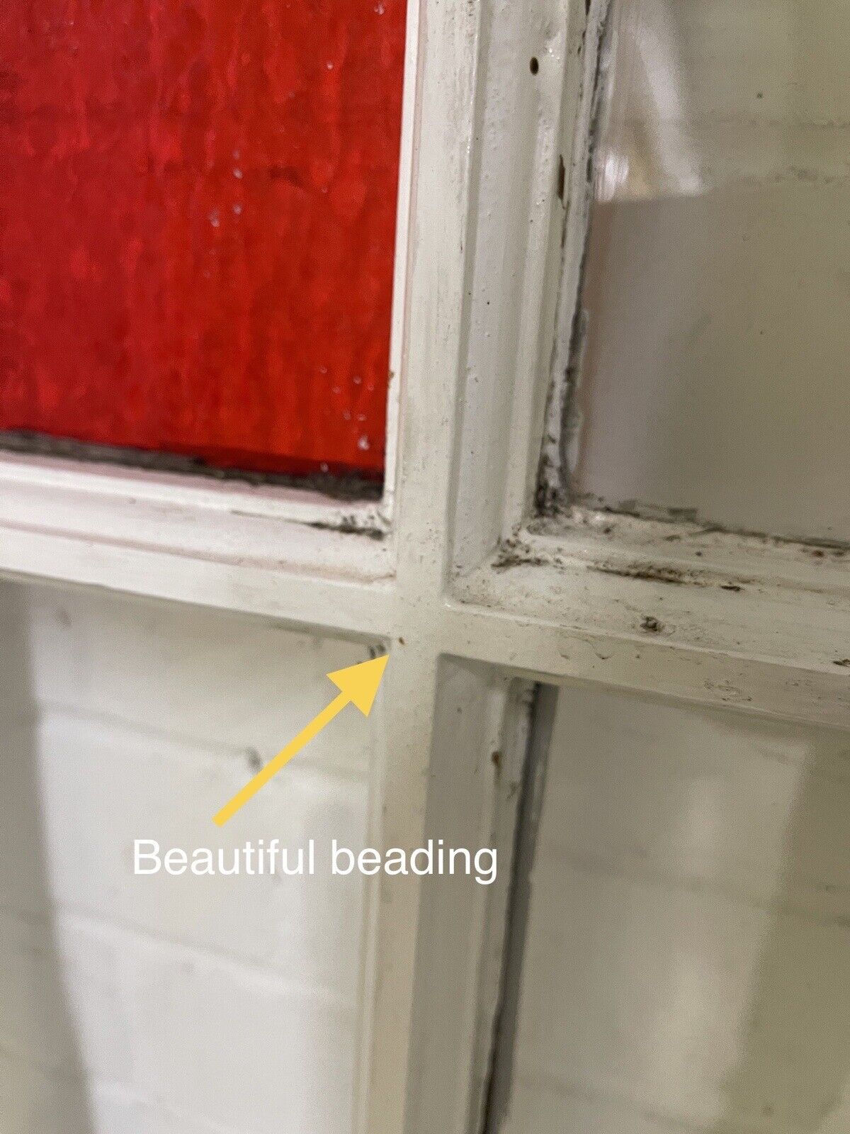 Reclaimed Old Edwardian 6 Panel Wooden Panel Sash Window 915 x 1040mm