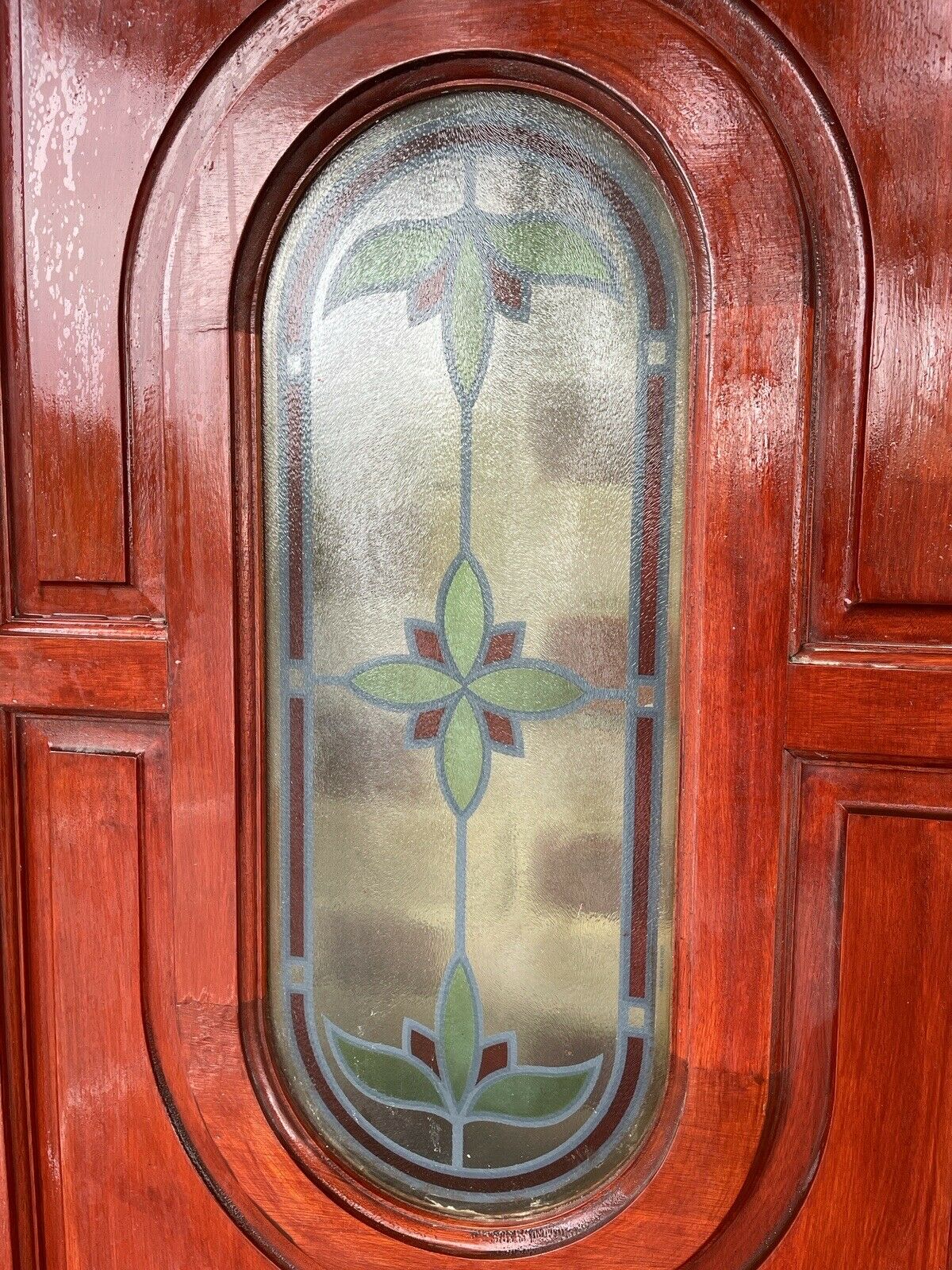 Hardwood Wooden Panel External Front Door 2027 x 820mm