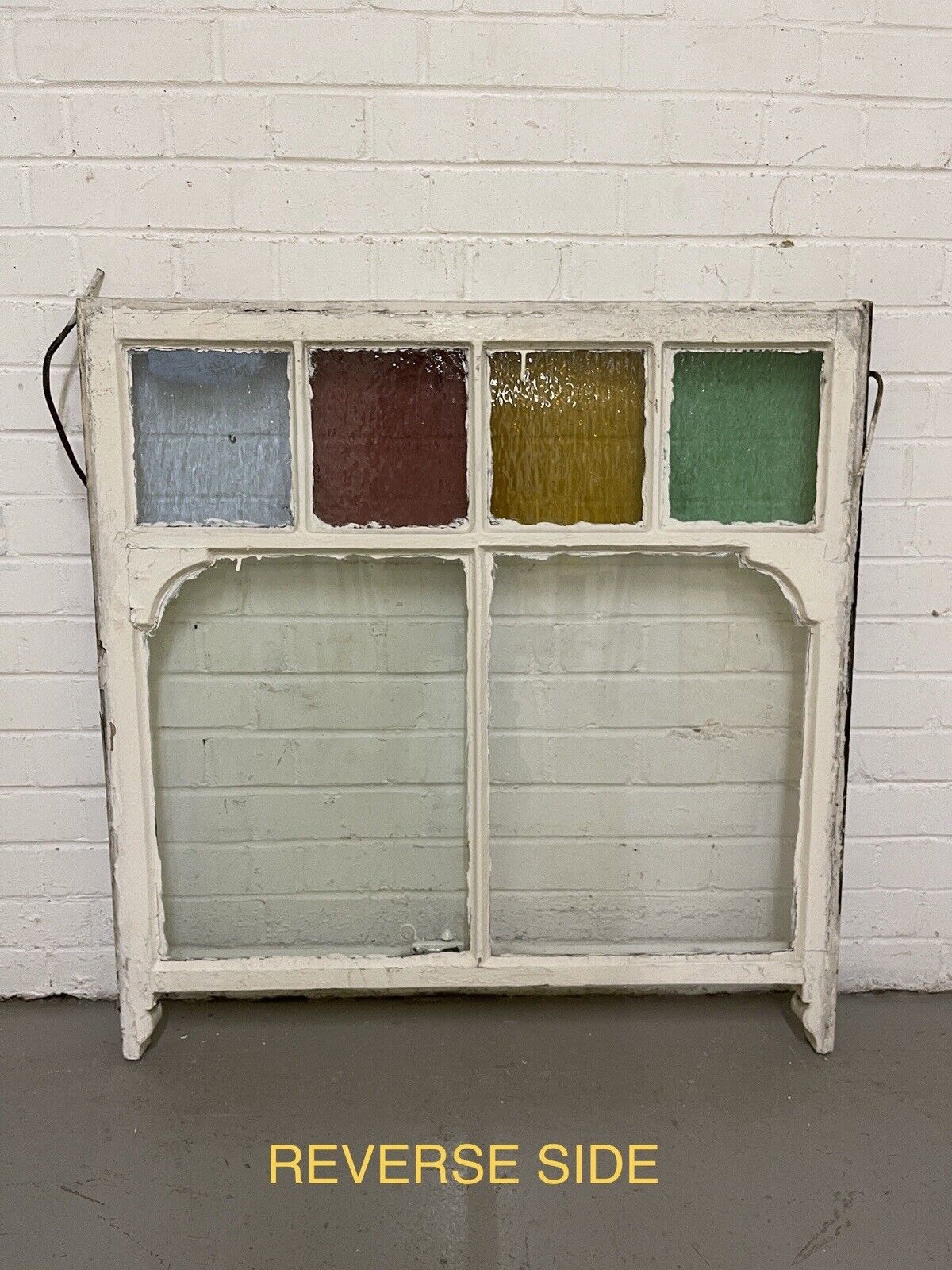 Reclaimed Old Georgian Edwardian Panel Wooden Sash Window 910 x 926mm