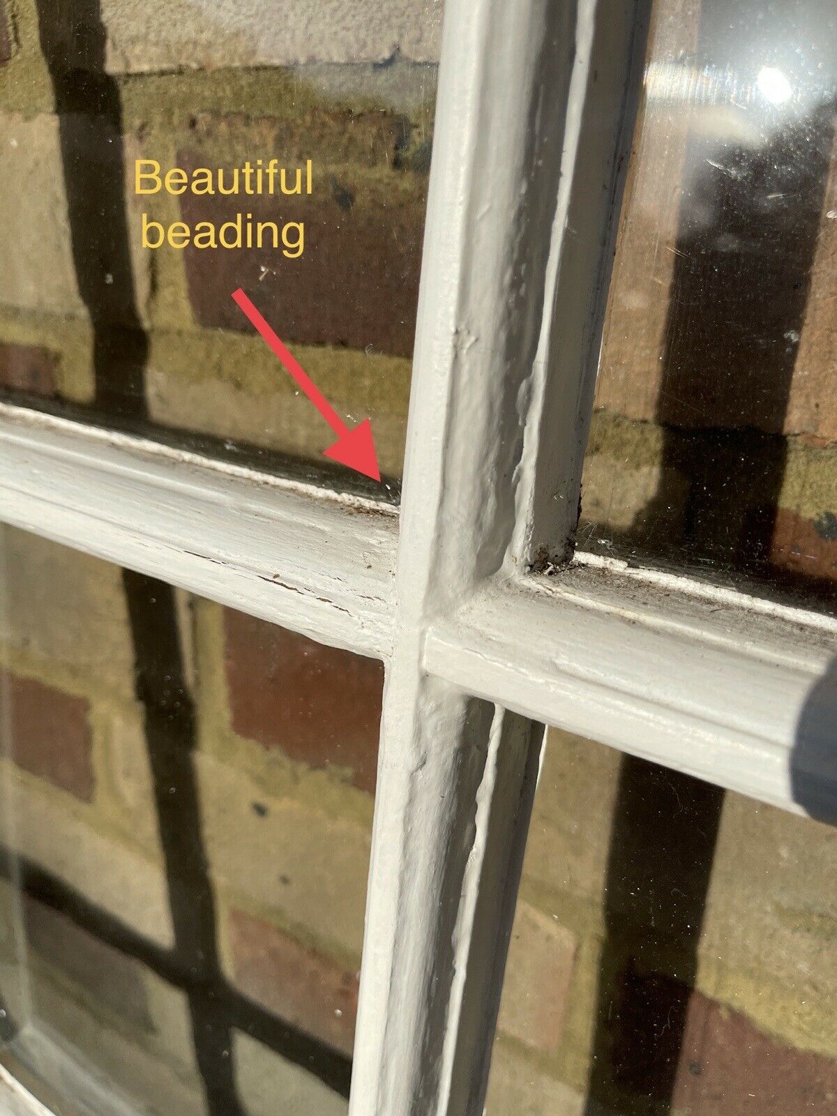 Reclaimed Old Georgian 12 Panel Wooden Window 890mm x 715mm