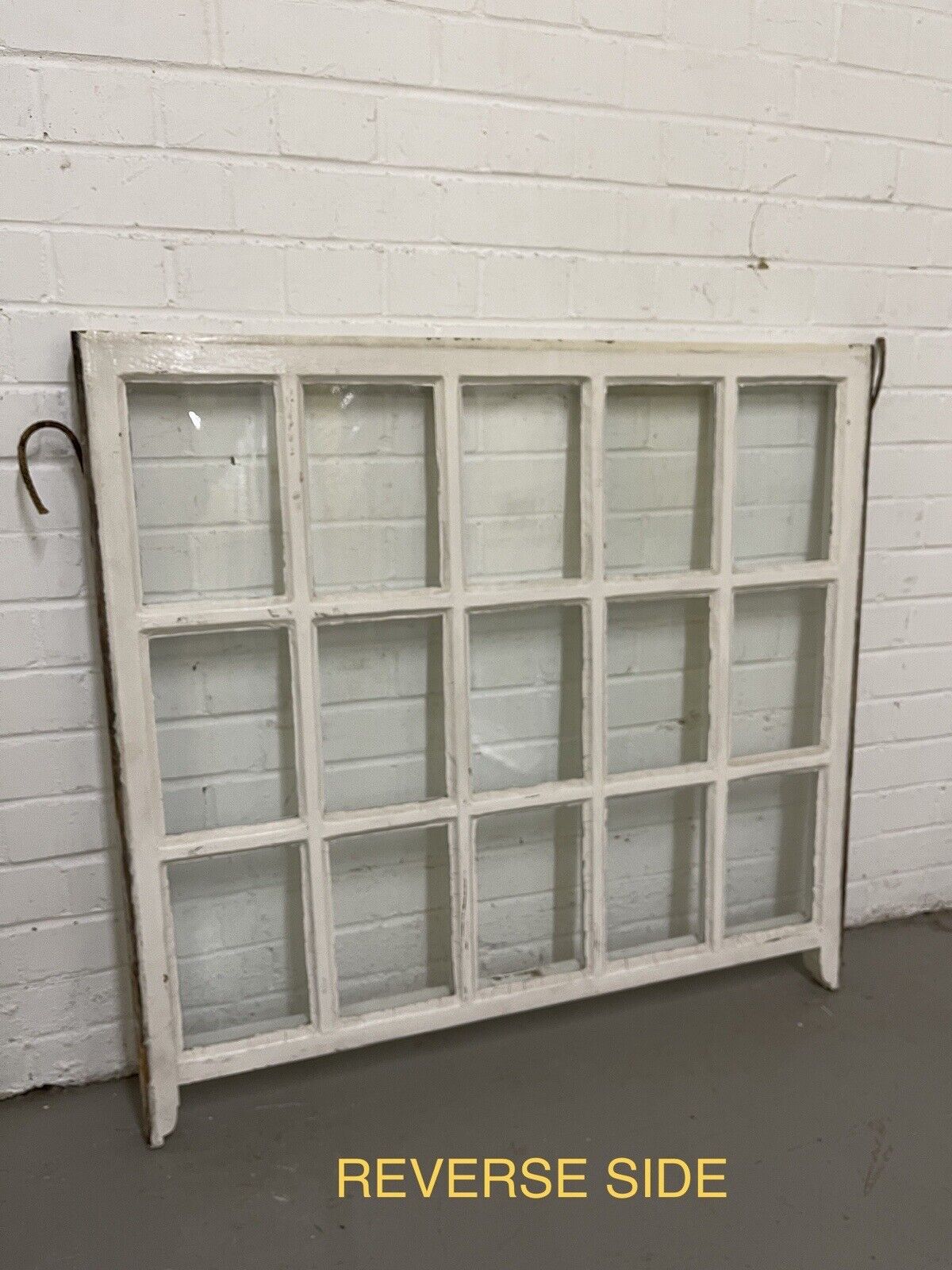 Reclaimed Old Georgian 15 Panel Wooden Window 965 x 905mm