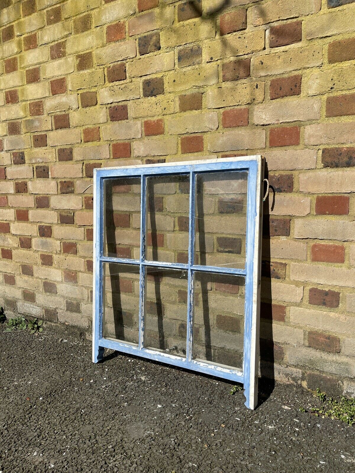 Reclaimed Old Georgian 6 Panel Wooden Window