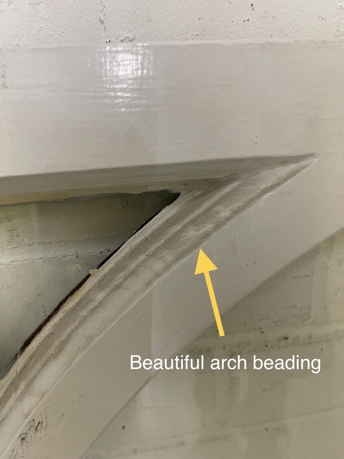 Reclaimed Old Edwardian Arch Wooden Sash Window 765 x 1017mm