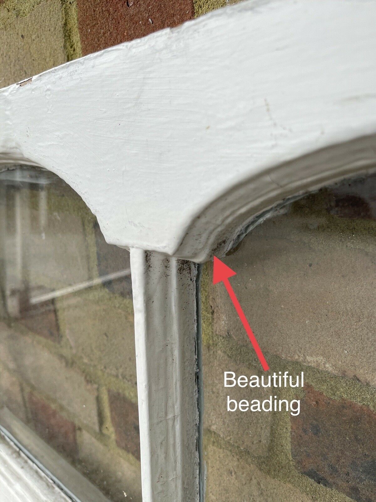 Reclaimed Old Edwardian Arch Sash Wooden Window 1067 x 915mm