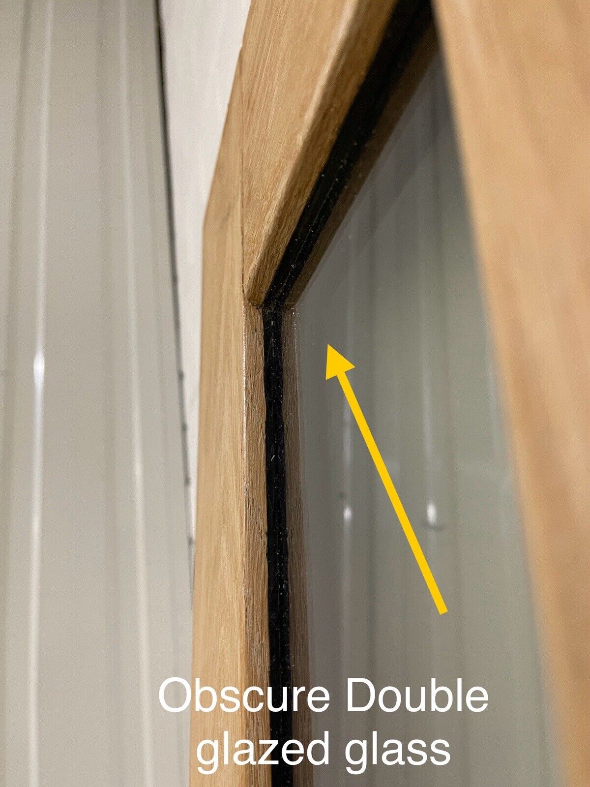 Oak Veneer Bespoke Wooden External Front Door 1965 x 840mm