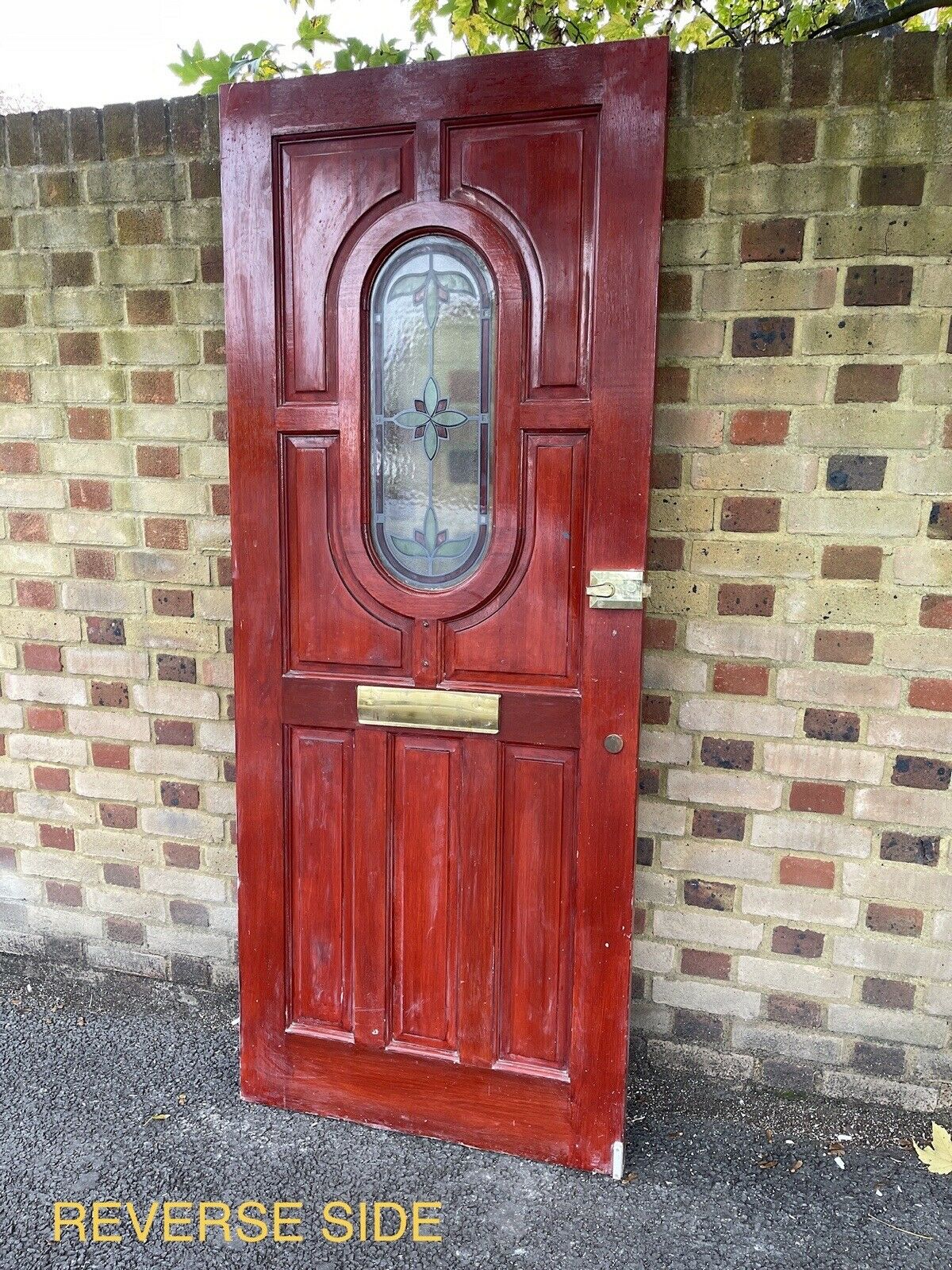 Hardwood Wooden Panel External Front Door 2027 x 820mm